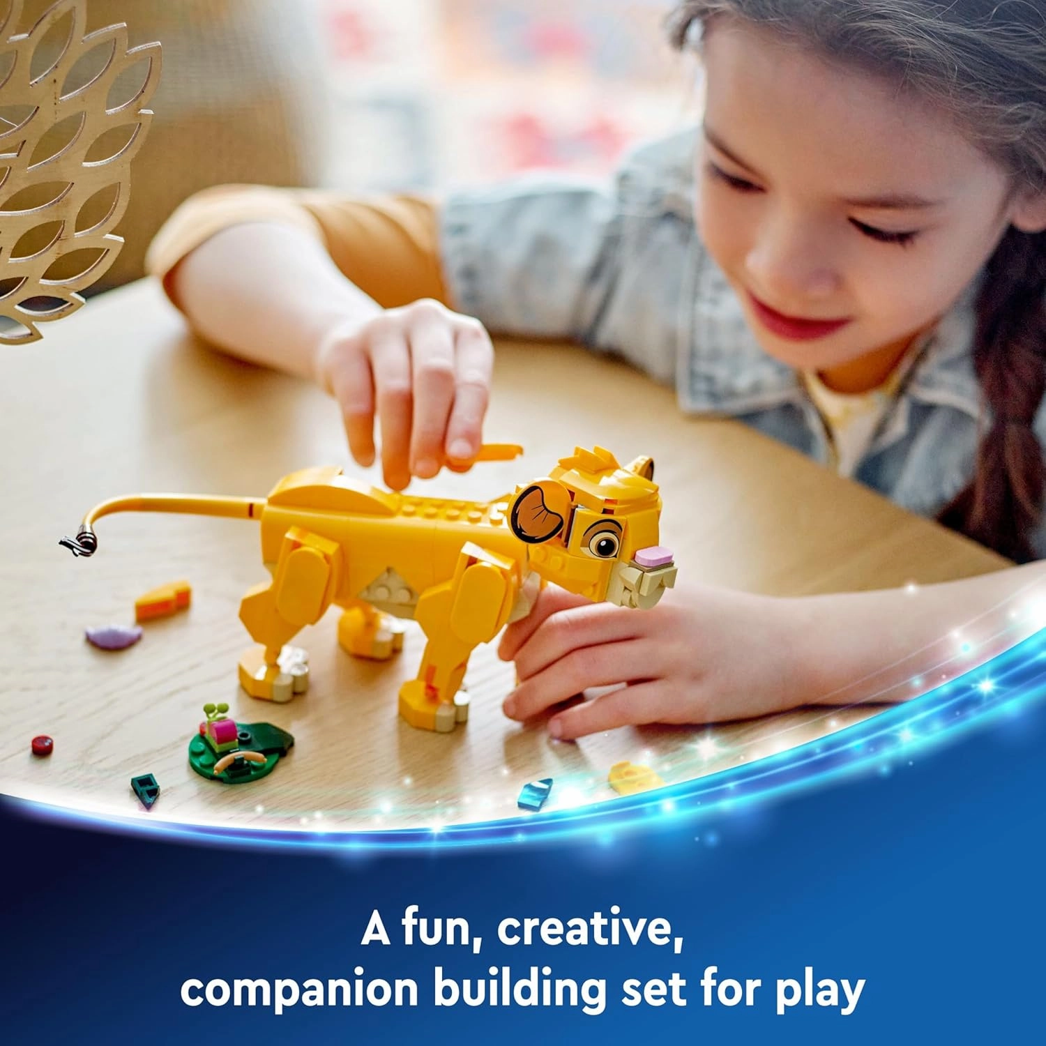 LEGO Disney Simba The Lion King Cub Building Kit For Ages 6 