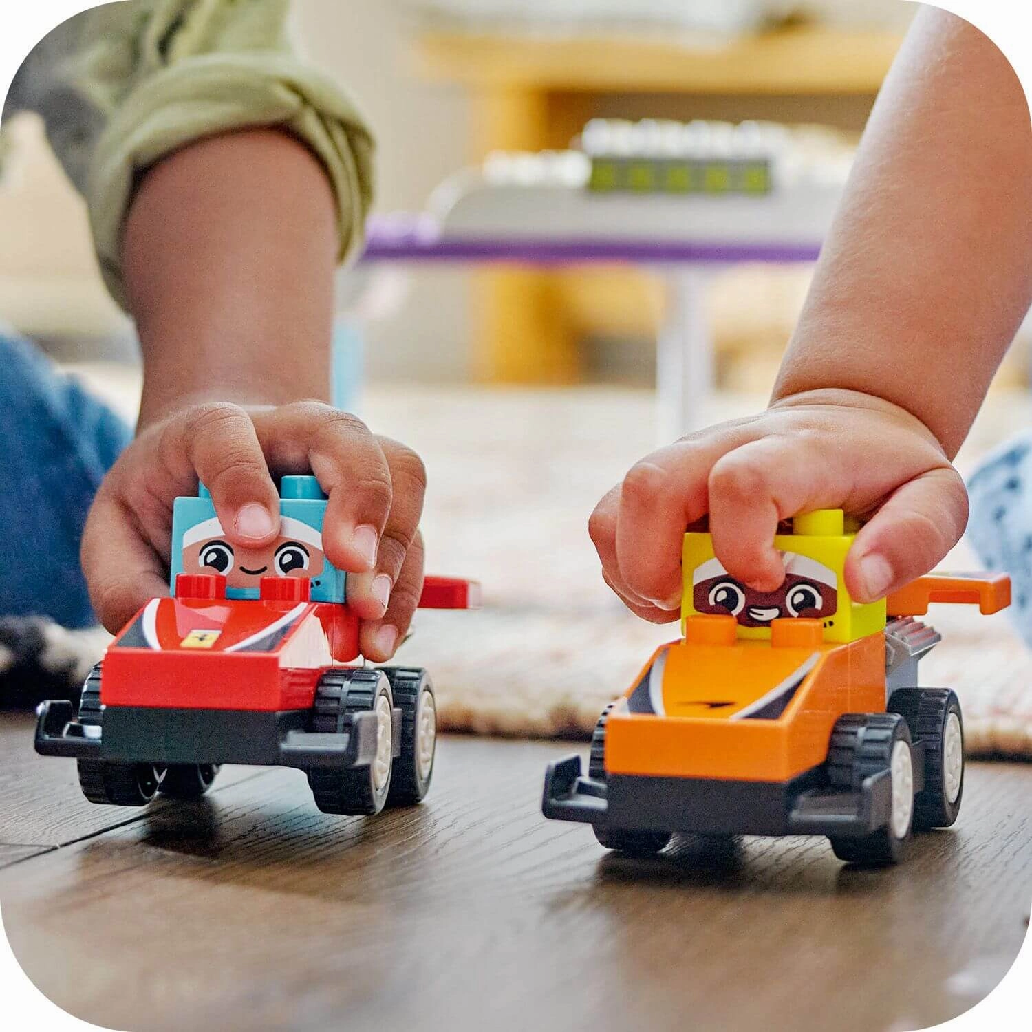 Lego Duplo 10445 F1 Team Race Cars & Drivers for Toddlers Ages 2 & Up
