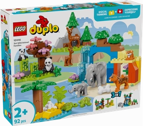 Lego Duplo 10446 3 in 1 Wild Animal Families for Toddlers Ages 2 & Up