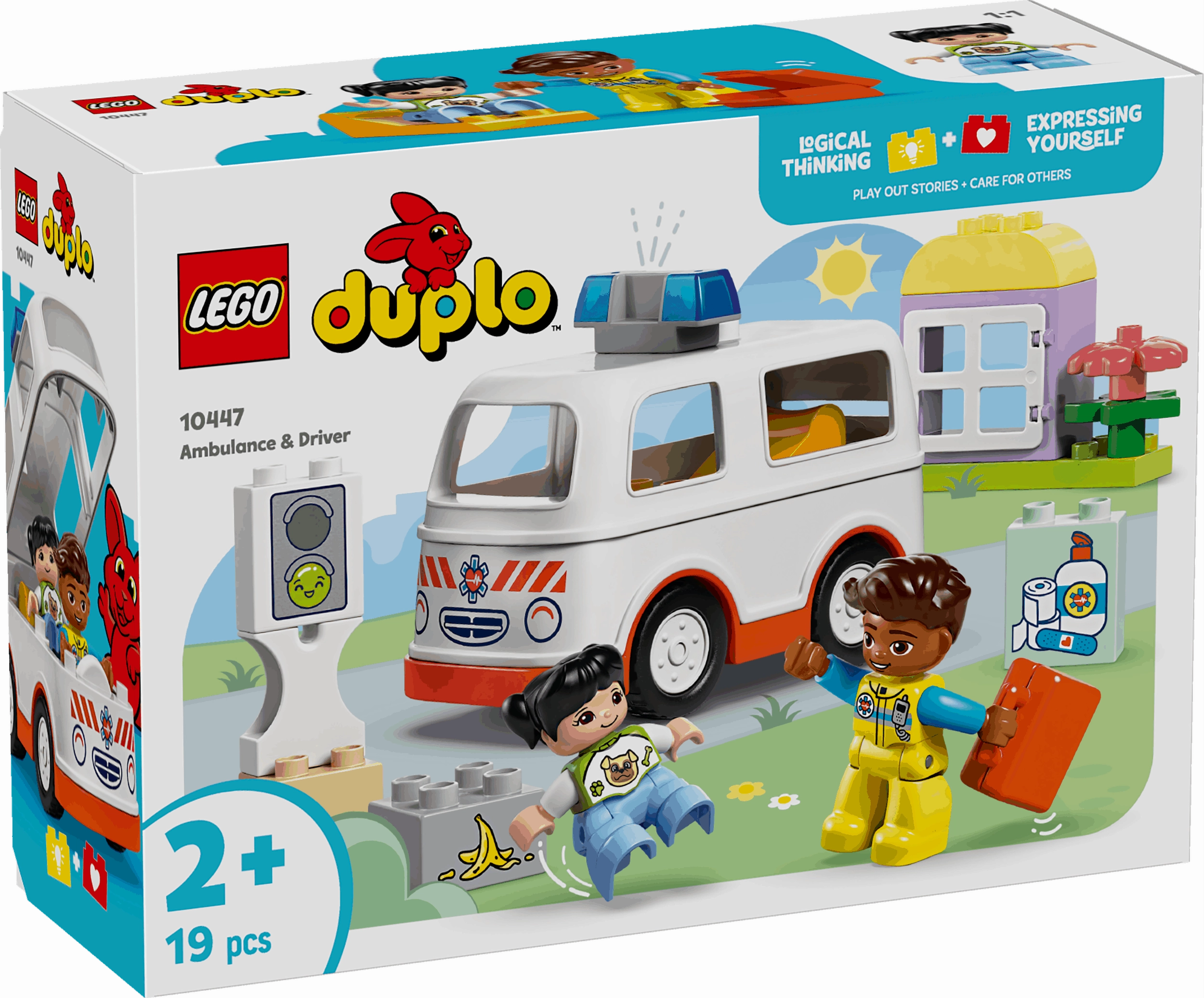 Lego Duplo 10447 Ambulance & Driver Playset for Toddlers Ages 2 and Up