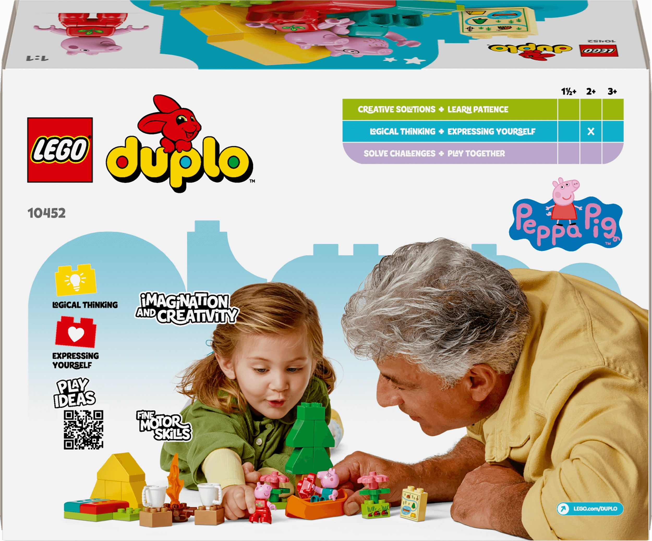 Lego Duplo 10452 Peppa Pig Camping Trip Toy for Toddlers Ages 2 and Up