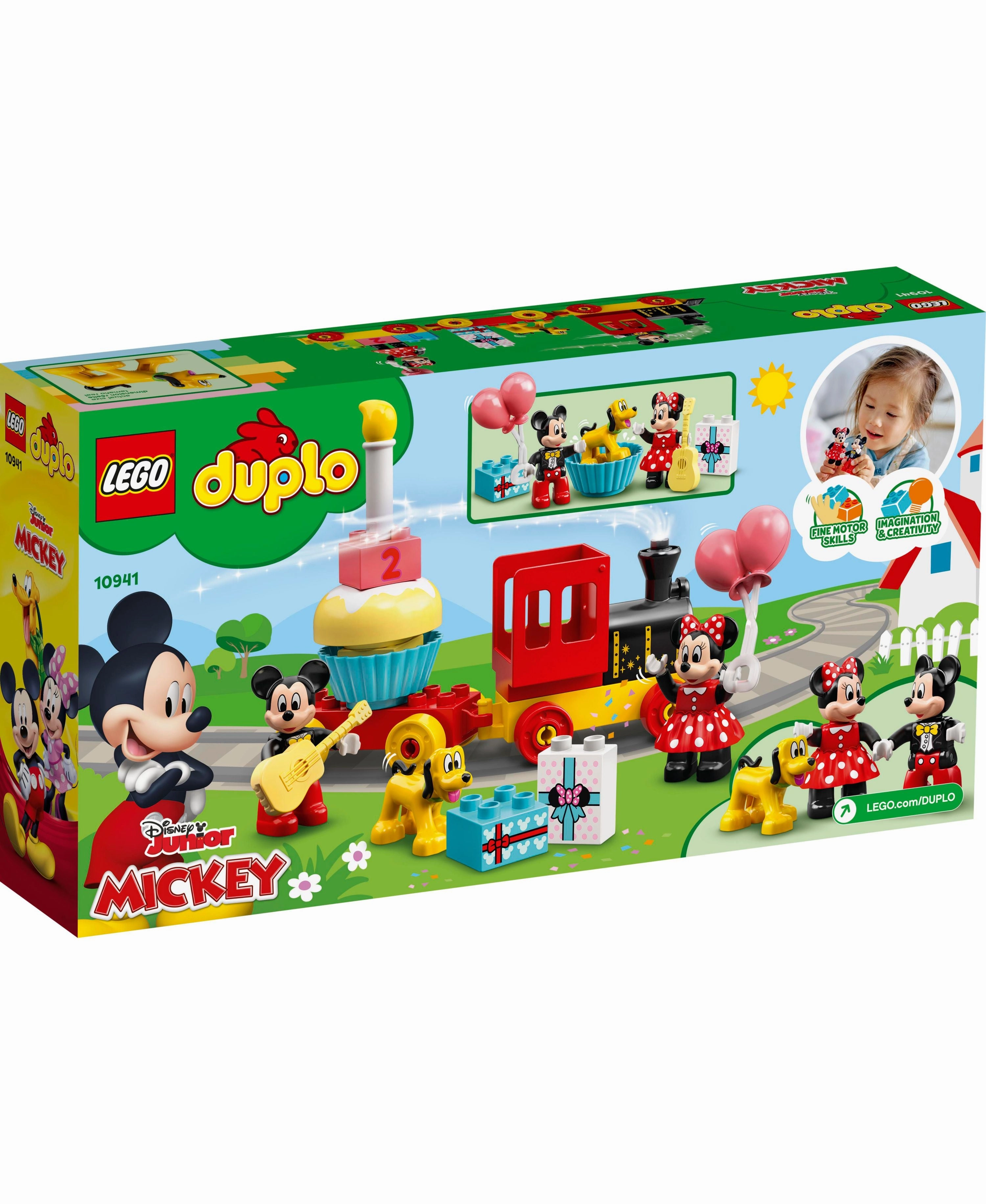LEGO DUPLO Disney Mickey & Minnie Birthday Train 10941 - 22 Piece Set