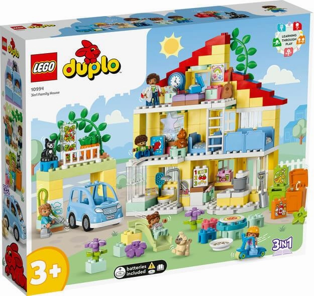 Lego Duplo Town 10994 3 in 1 Family House for Toddlers Ages 2 and Up