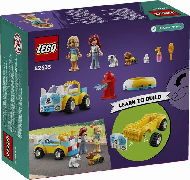 Lego Friends 42635 Dog-Grooming Car Buildable Playset for Ages 4 & Up