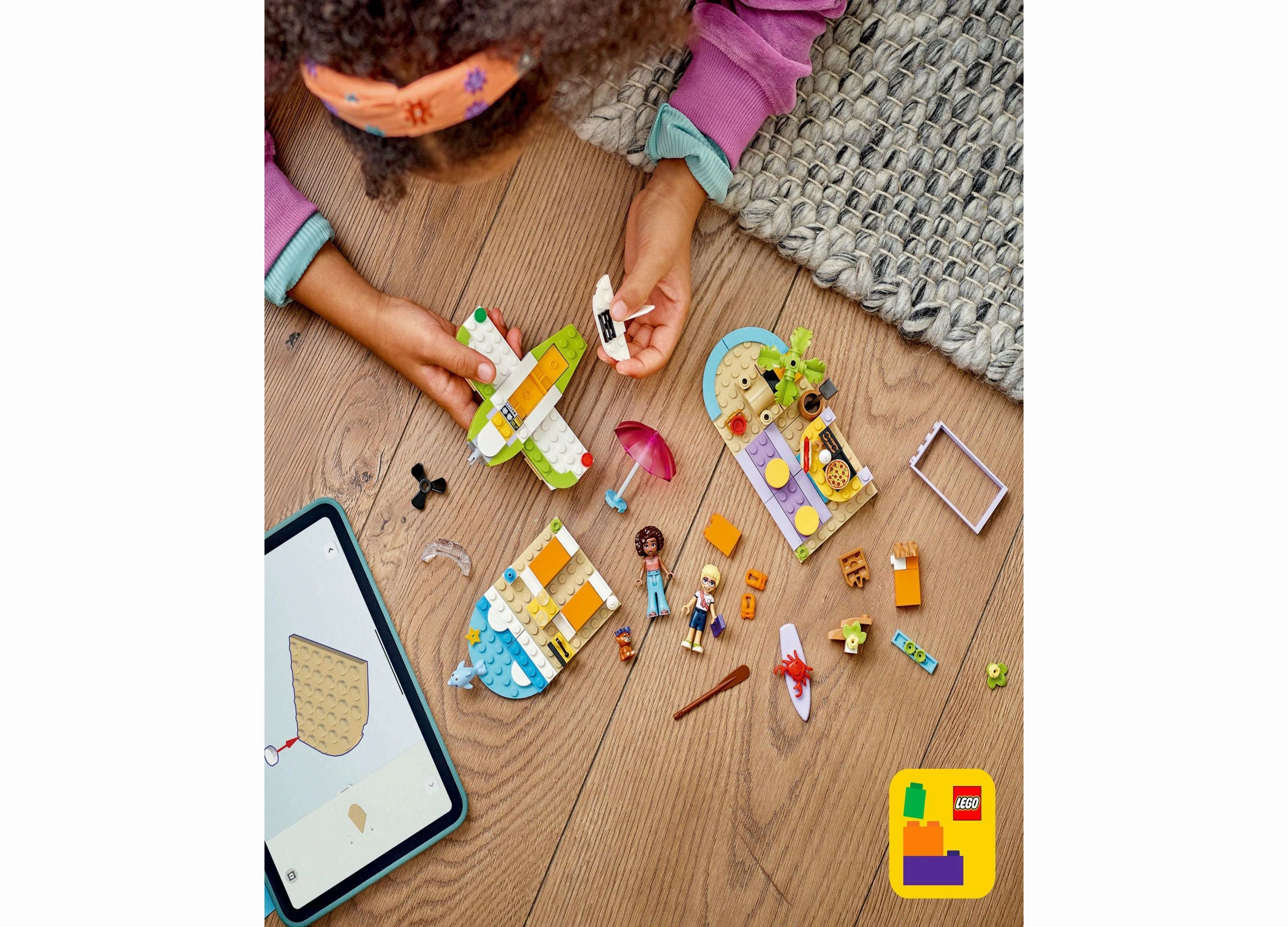 LEGO Friends Beach Adventure Suitcase Building Set 42672, 188 Pieces
