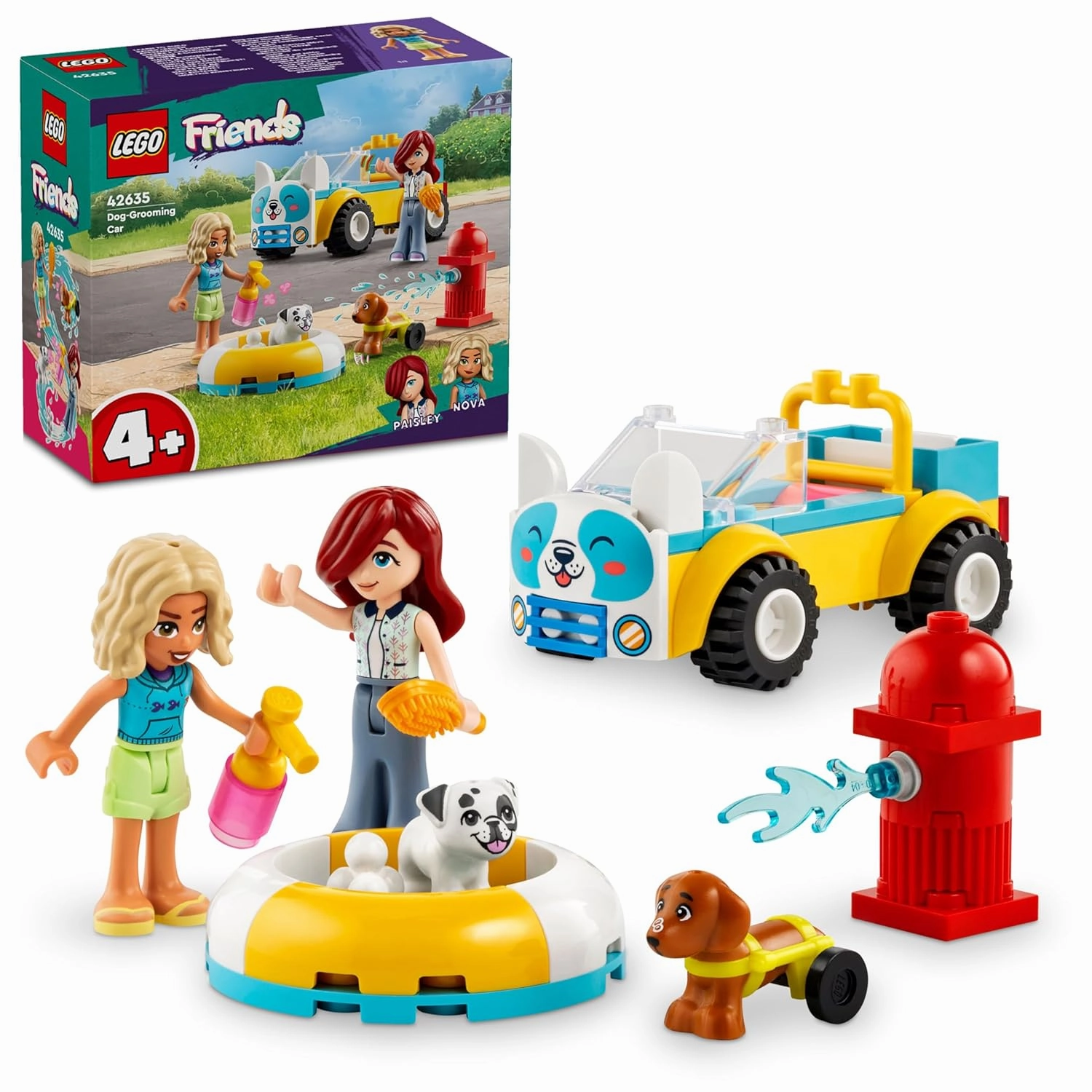 LEGO Friends Dog-Grooming Car Building Kit For Ages 4 