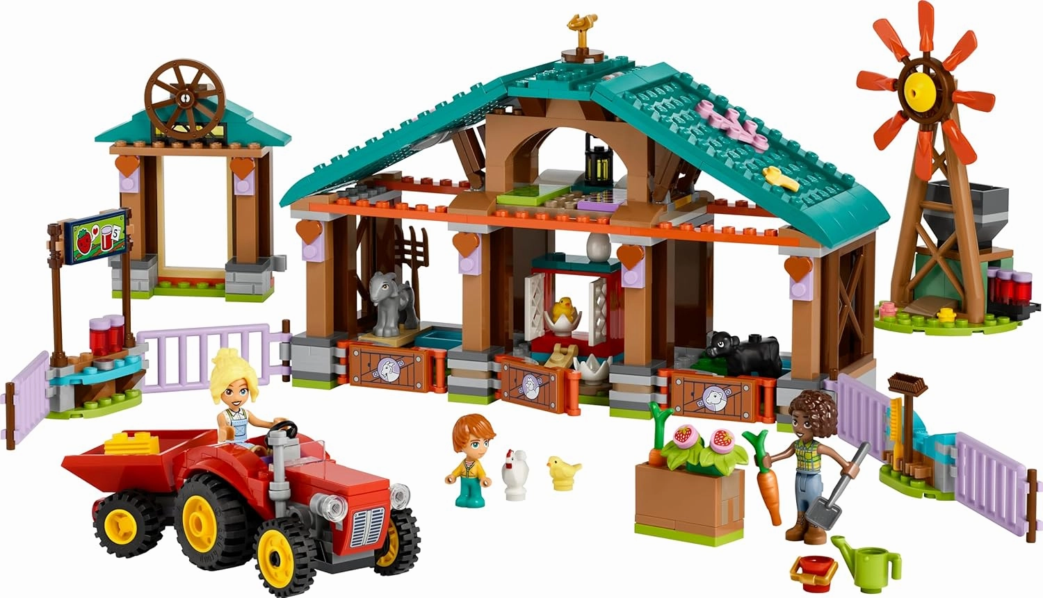 LEGO Friends Farm Animal Sanctuary Building Kit For Ages 6 