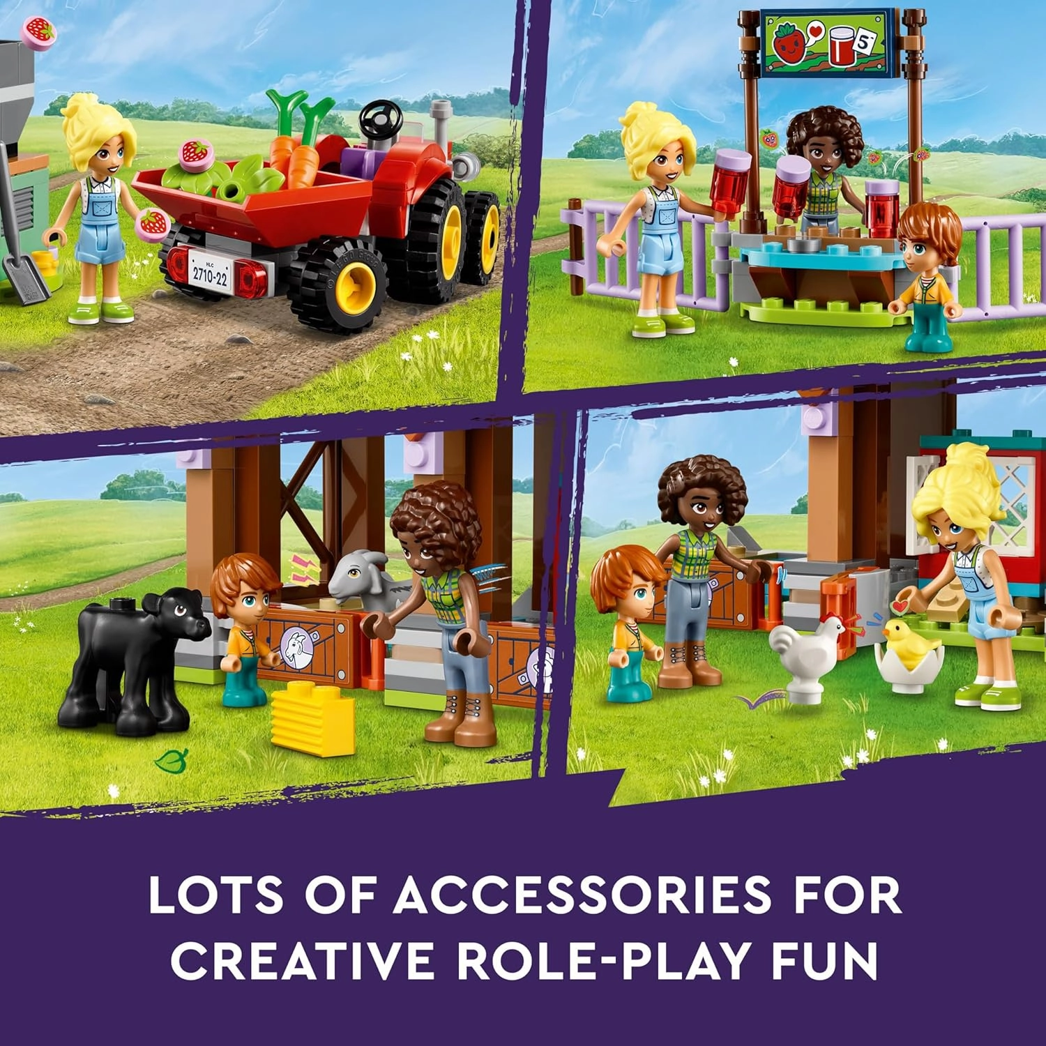 LEGO Friends Farm Animal Sanctuary Building Kit For Ages 6 