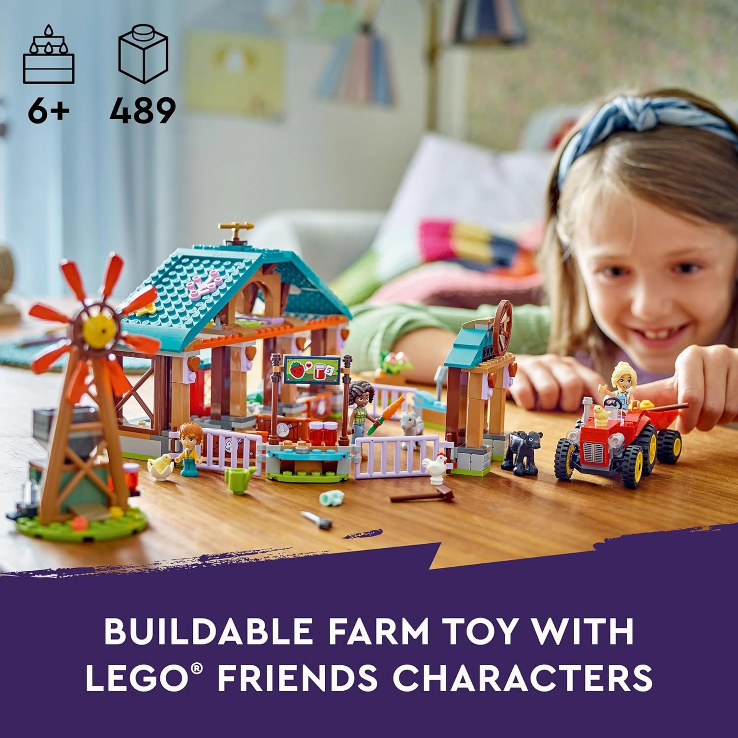 LEGO Friends Farm Animal Sanctuary Building Kit For Ages 6 