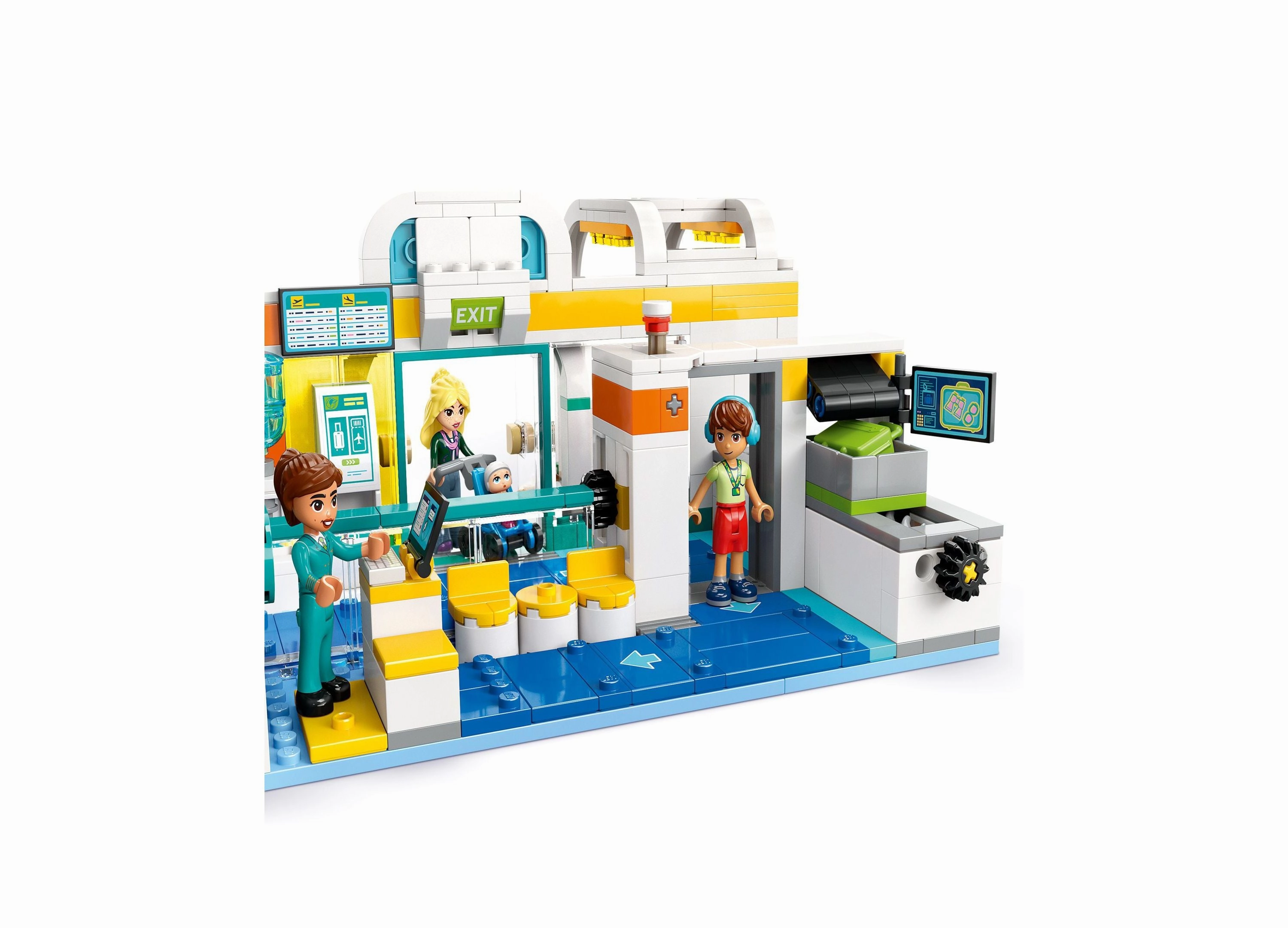 LEGO Friends Heartlake City Airport & Airplane Toy Set 42656, 958 Pieces