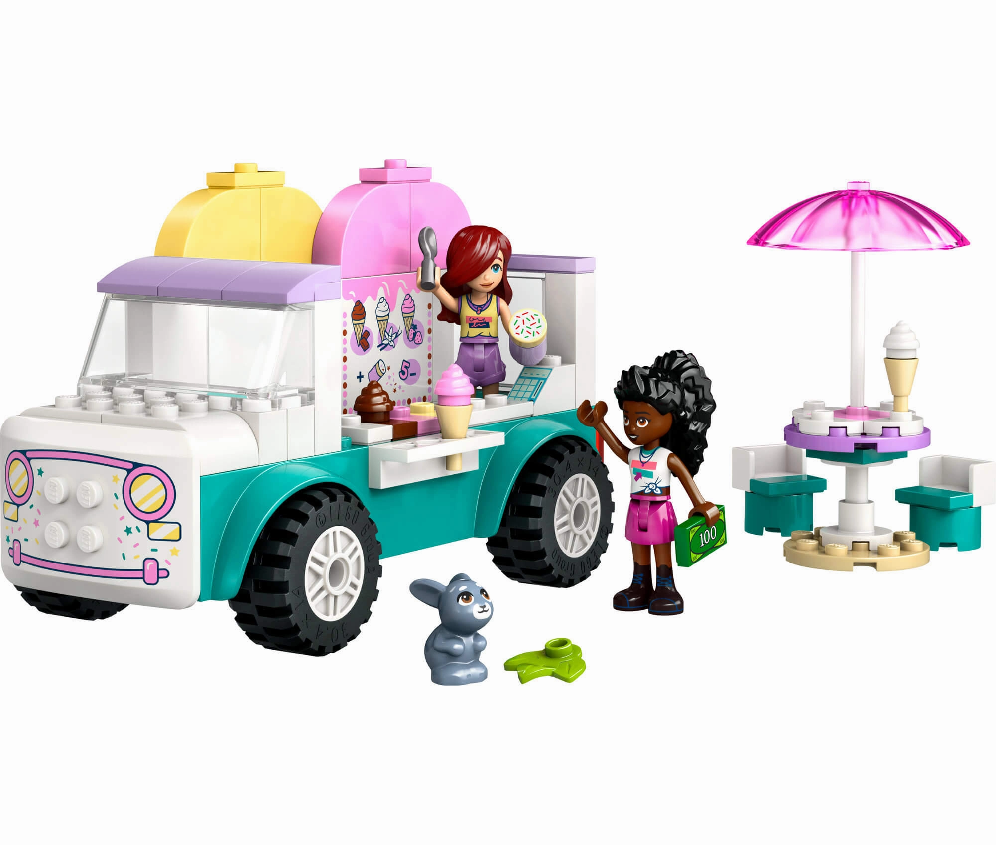 LEGO Friends Heartlake City Ice Cream Truck Building Kit - 92 Pieces