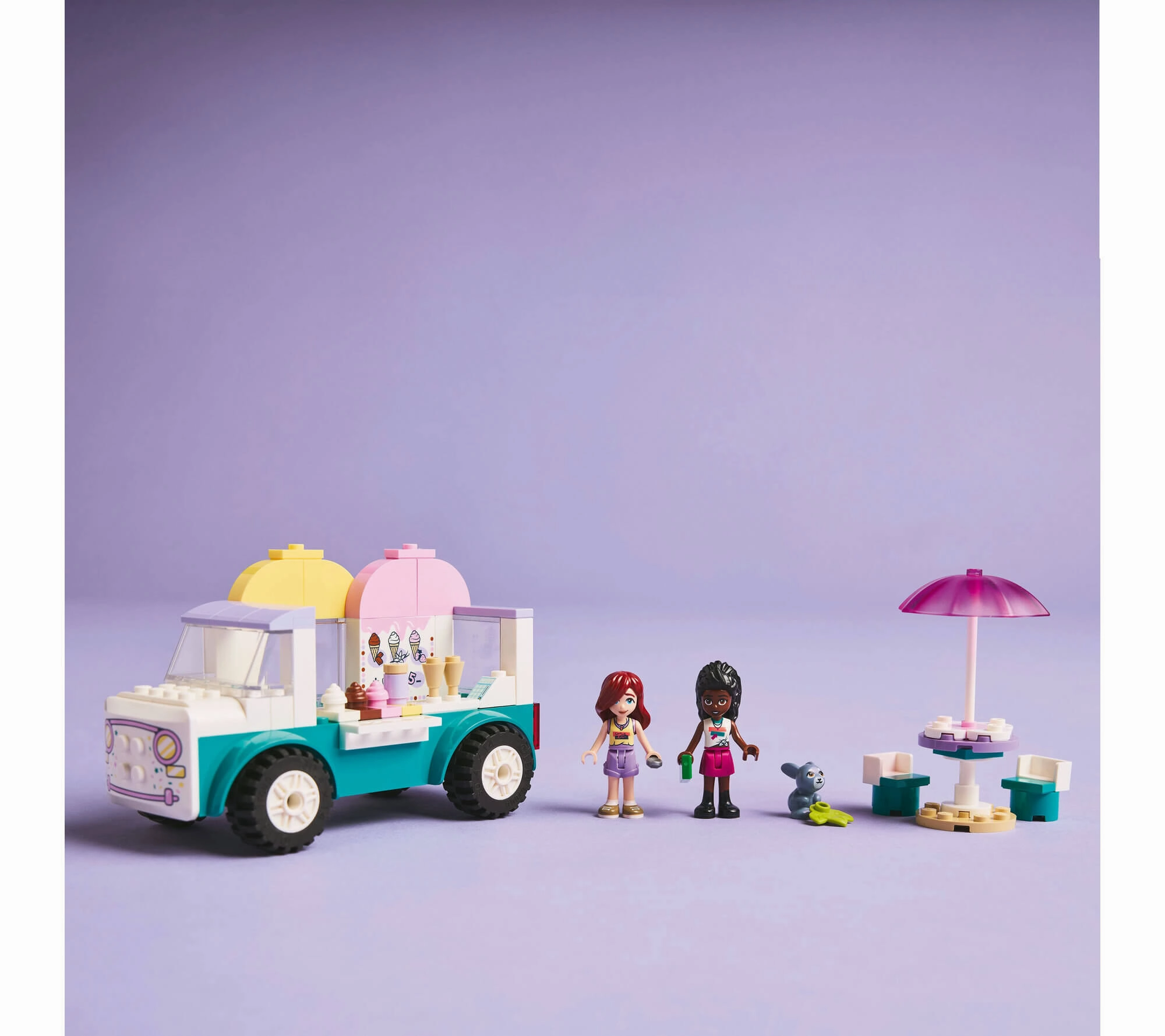 LEGO Friends Heartlake City Ice Cream Truck Building Kit - 92 Pieces
