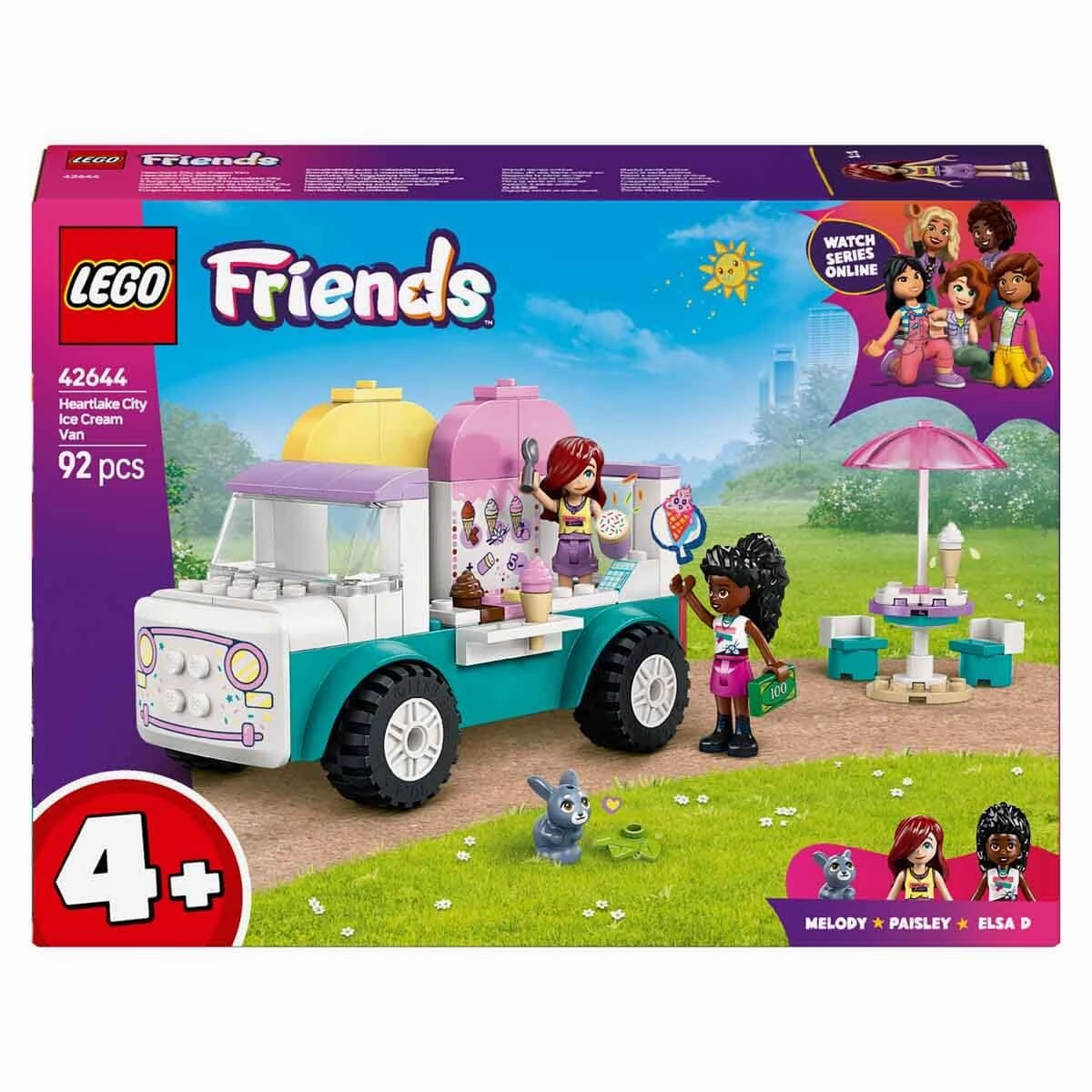 LEGO Friends Heartlake City Ice Cream Truck Building Kit For Ages 4 