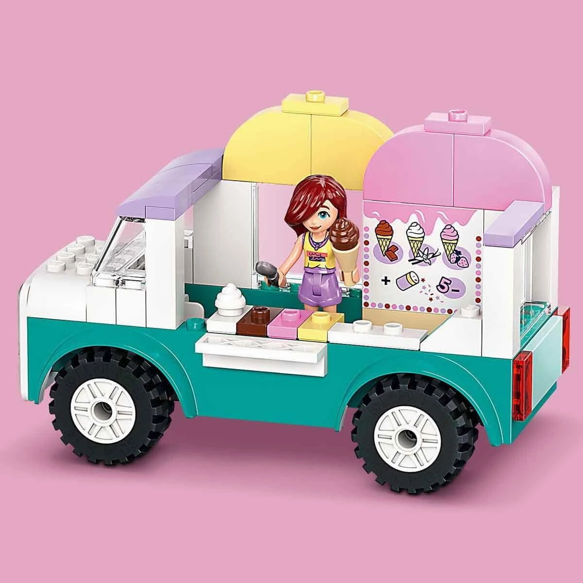 LEGO Friends Heartlake City Ice Cream Truck Building Kit For Ages 4 