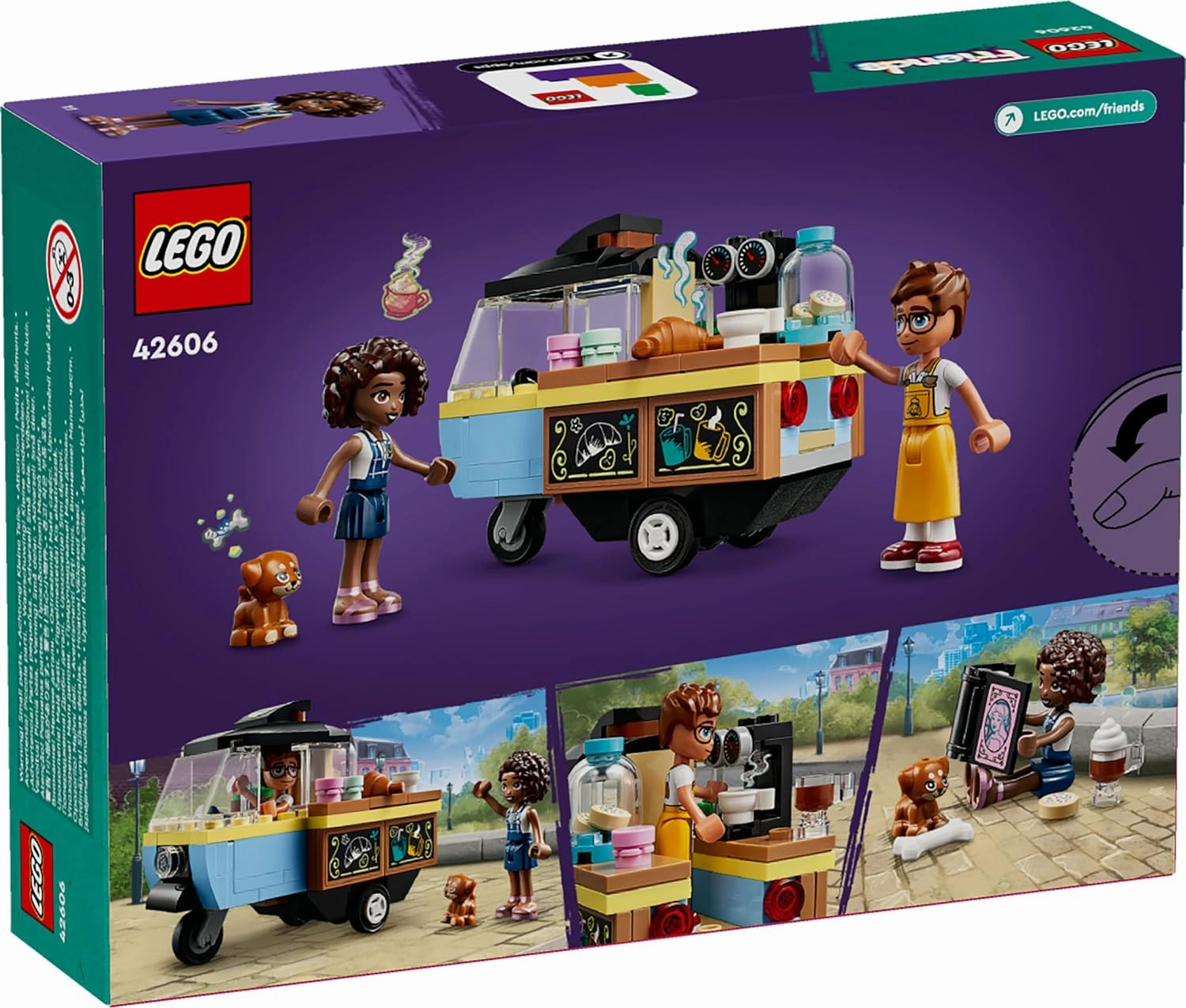 LEGO Friends Mobile Bakery Food Cart Building Kit for Ages 6 