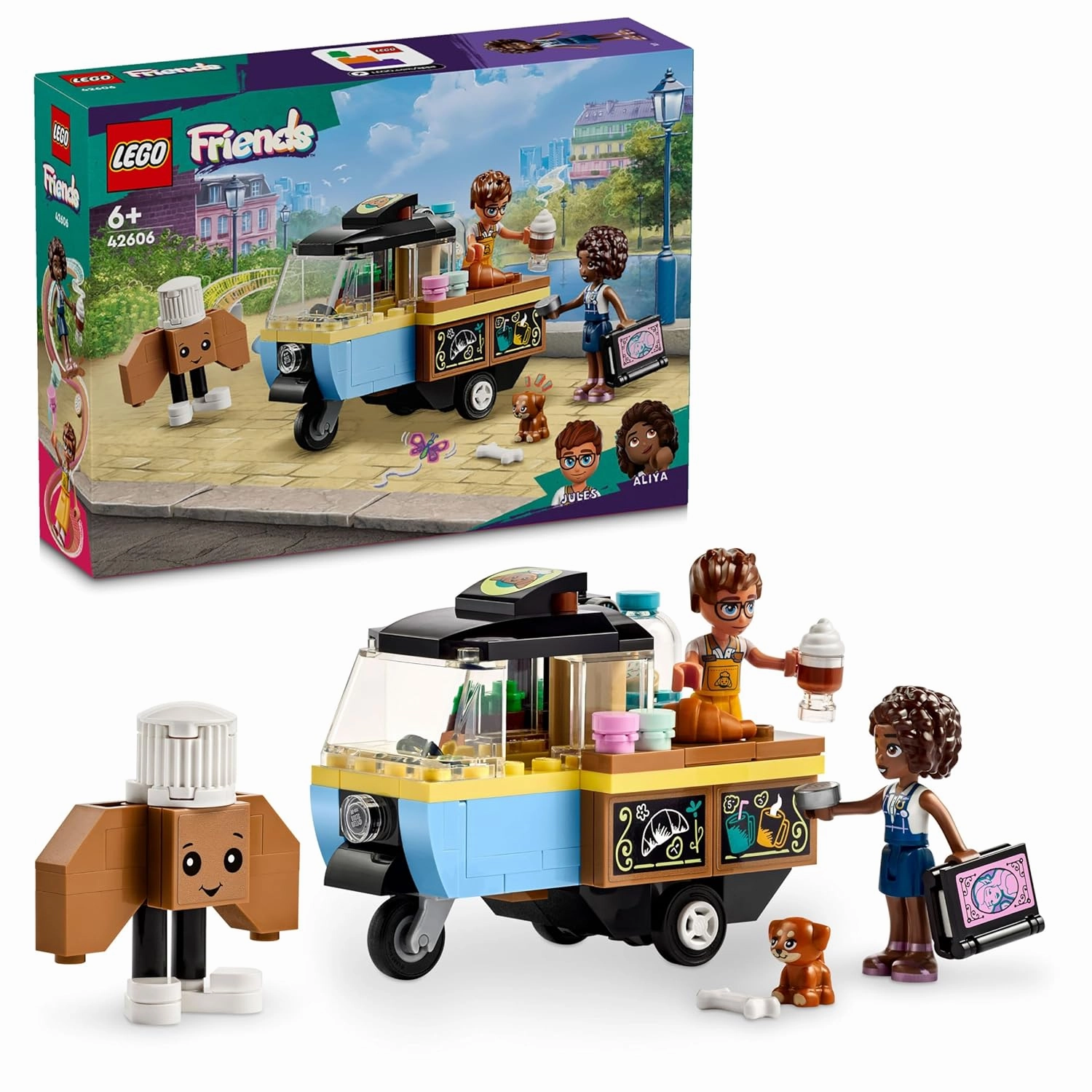 LEGO Friends Mobile Bakery Food Cart Building Kit for Ages 6 
