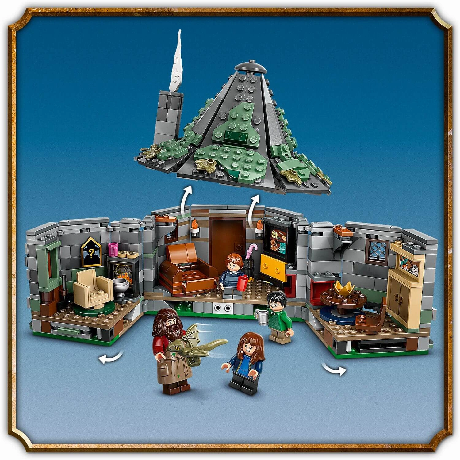 Lego Harry Potter 76428 Hagrid's Hut: An Unexpected Visit for Ages 8 