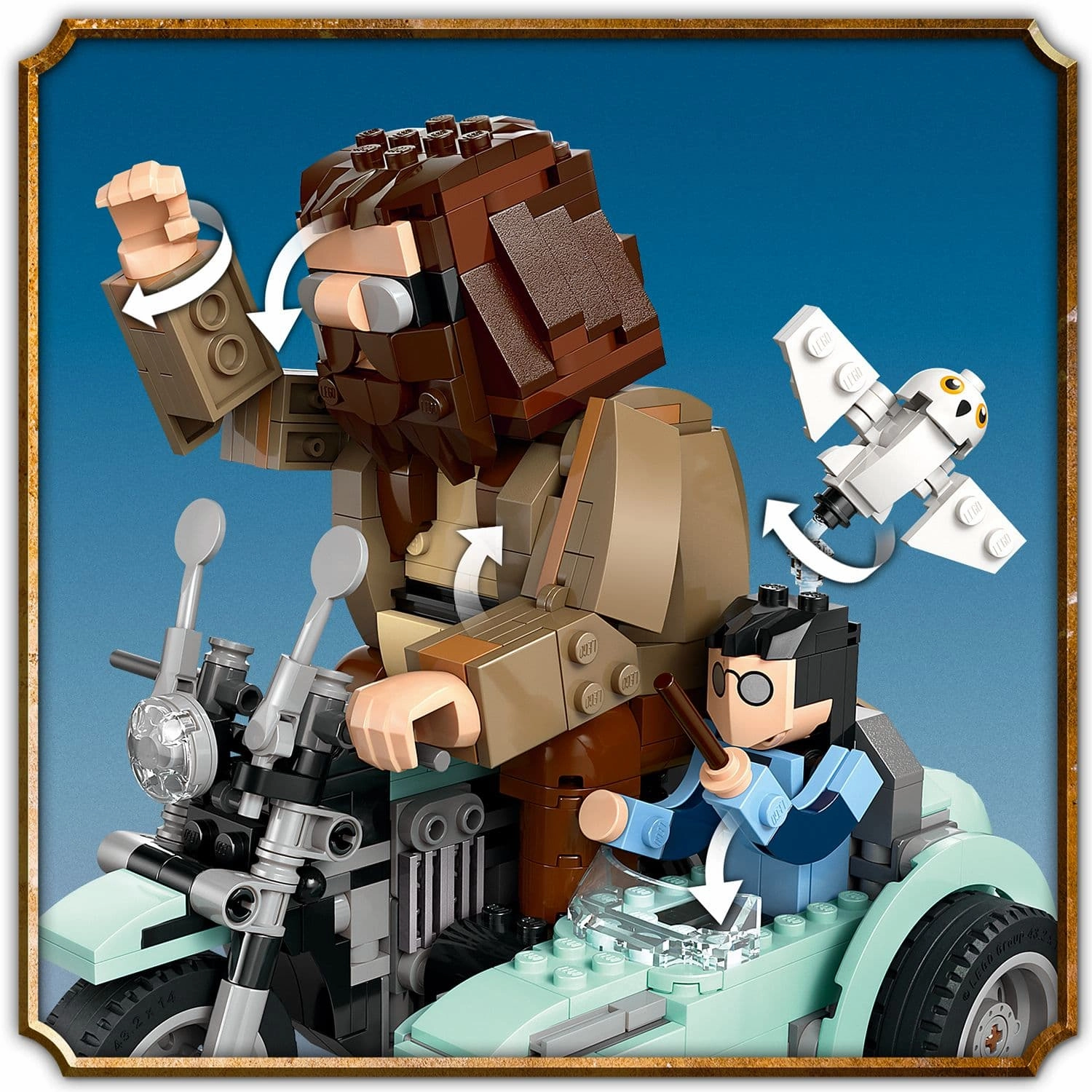 Lego Harry Potter 76443 Hagrid & Harry's Motorcycle Ride for Ages 9 