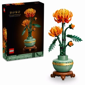 LEGO Icons Chrysanthemum Flower Decor 278-Piece Building Set 10368