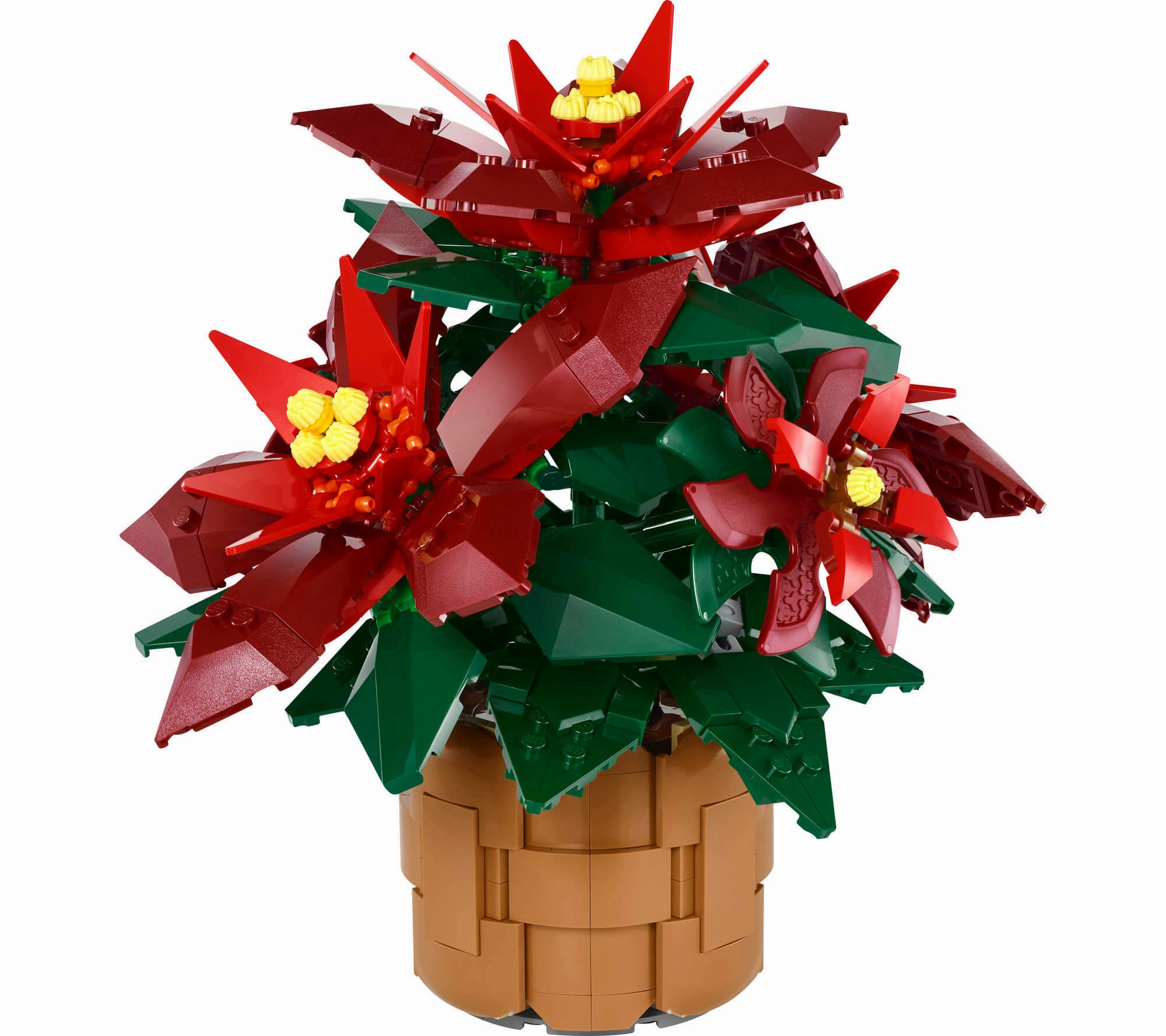 LEGO Icons Poinsettia Plant Decor Building Set 10370 - Botanical Collection