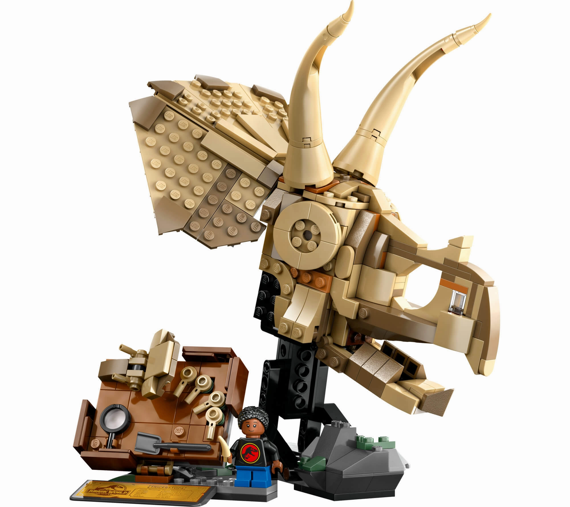 LEGO Jurassic World Dinosaur Fossils Triceratops Skull Model Set 76969