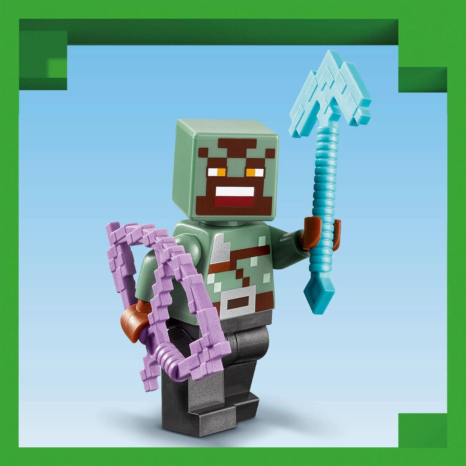 Lego Minecraft 21255 The Nether Portal Ambush Playset for Ages 8 & Up