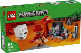 Lego Minecraft 21255 The Nether Portal Ambush Playset for Ages 8 & Up