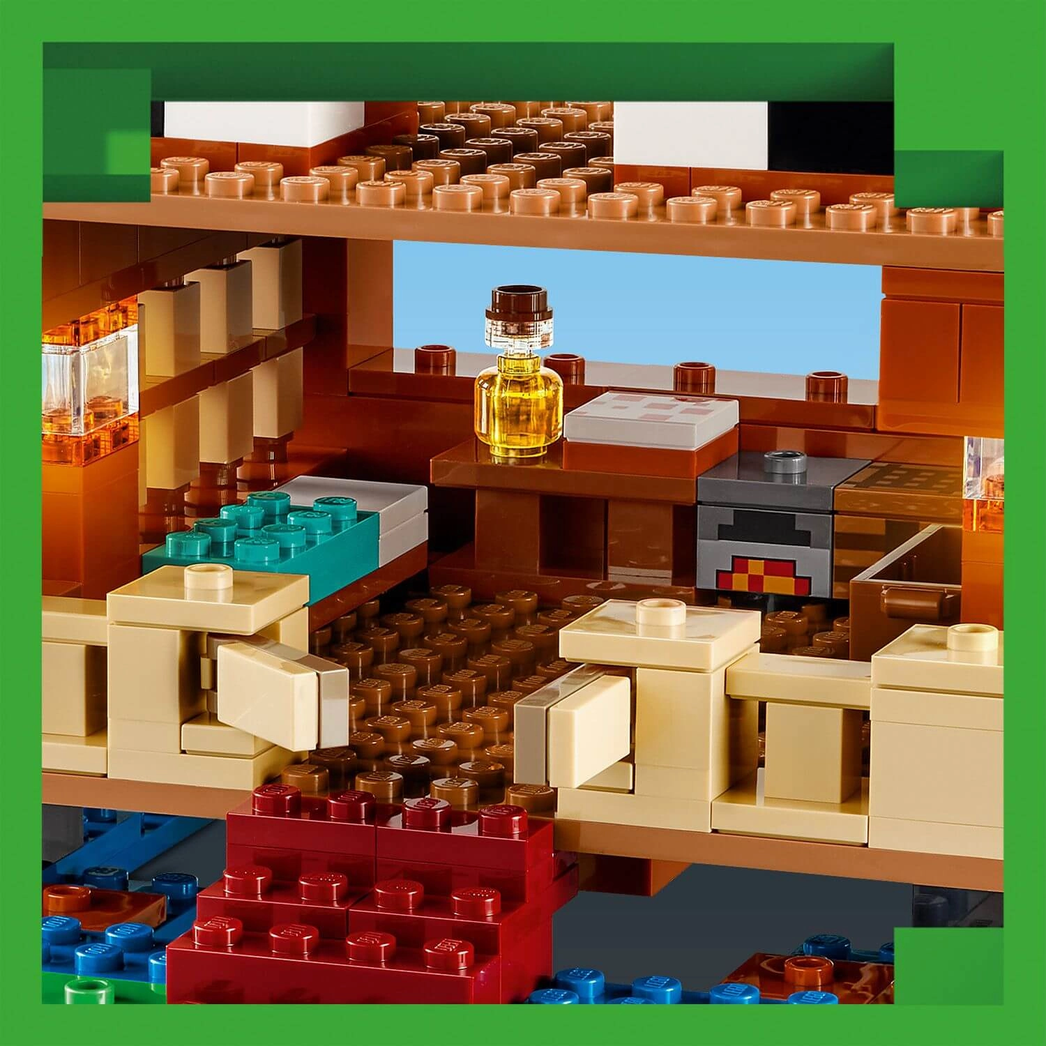 Lego Minecraft 21256 The Frog House Buildable Playset for Ages 8 & Up
