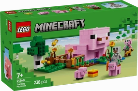 Lego Minecraft 21268 The Baby Pig House Toy Playset for Ages 7 and Up