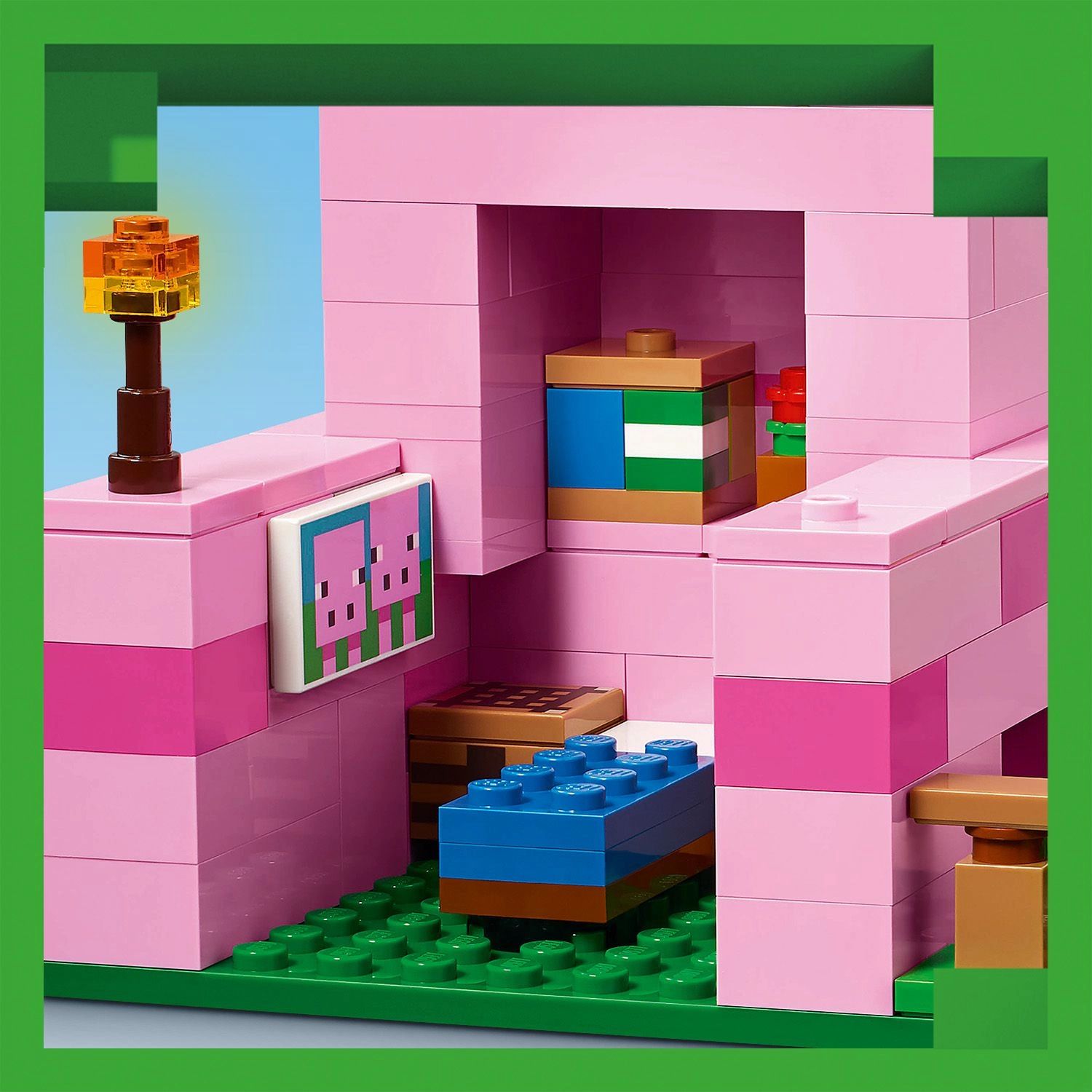 Lego Minecraft 21268 The Baby Pig House Toy Playset for Ages 7 and Up