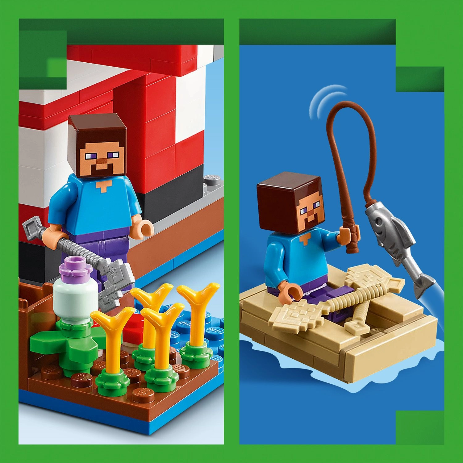 Lego Minecraft 21270 The Mooshroom House Toy Playset for Ages 8 and Up