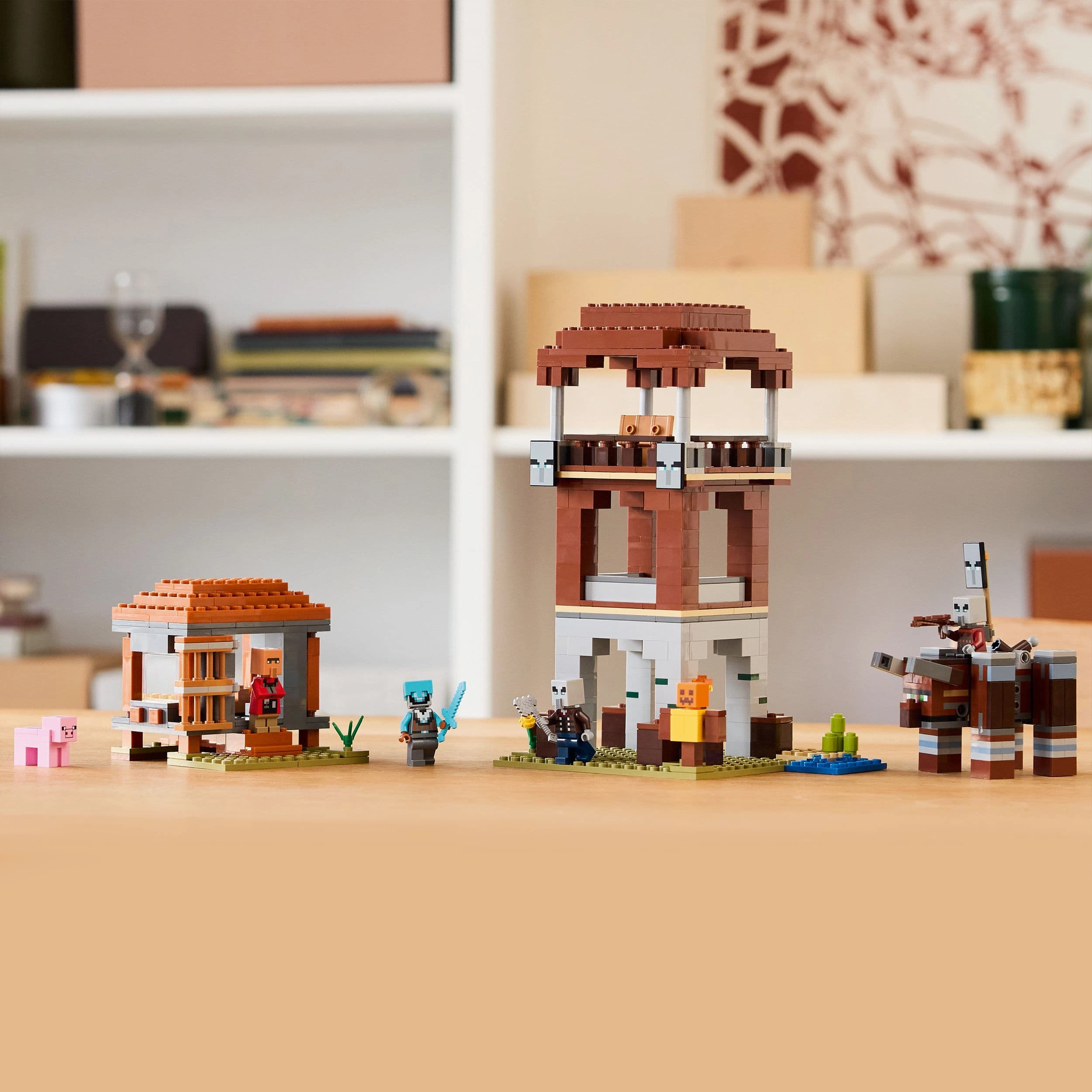 Lego Minecraft 21278 The Pillager Outpost and Ravager for Ages 9 & Up