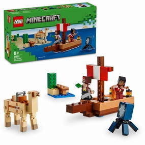LEGO Minecraft The Pirate Ship Voyage Boat Playset Kit for Ages 8 