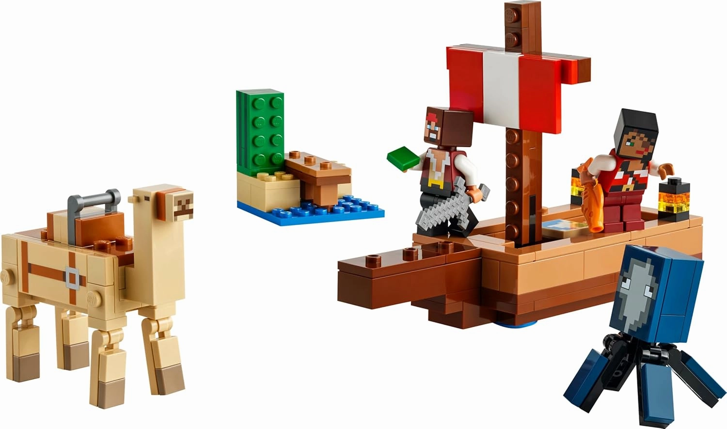 LEGO Minecraft The Pirate Ship Voyage Boat Playset Kit for Ages 8 