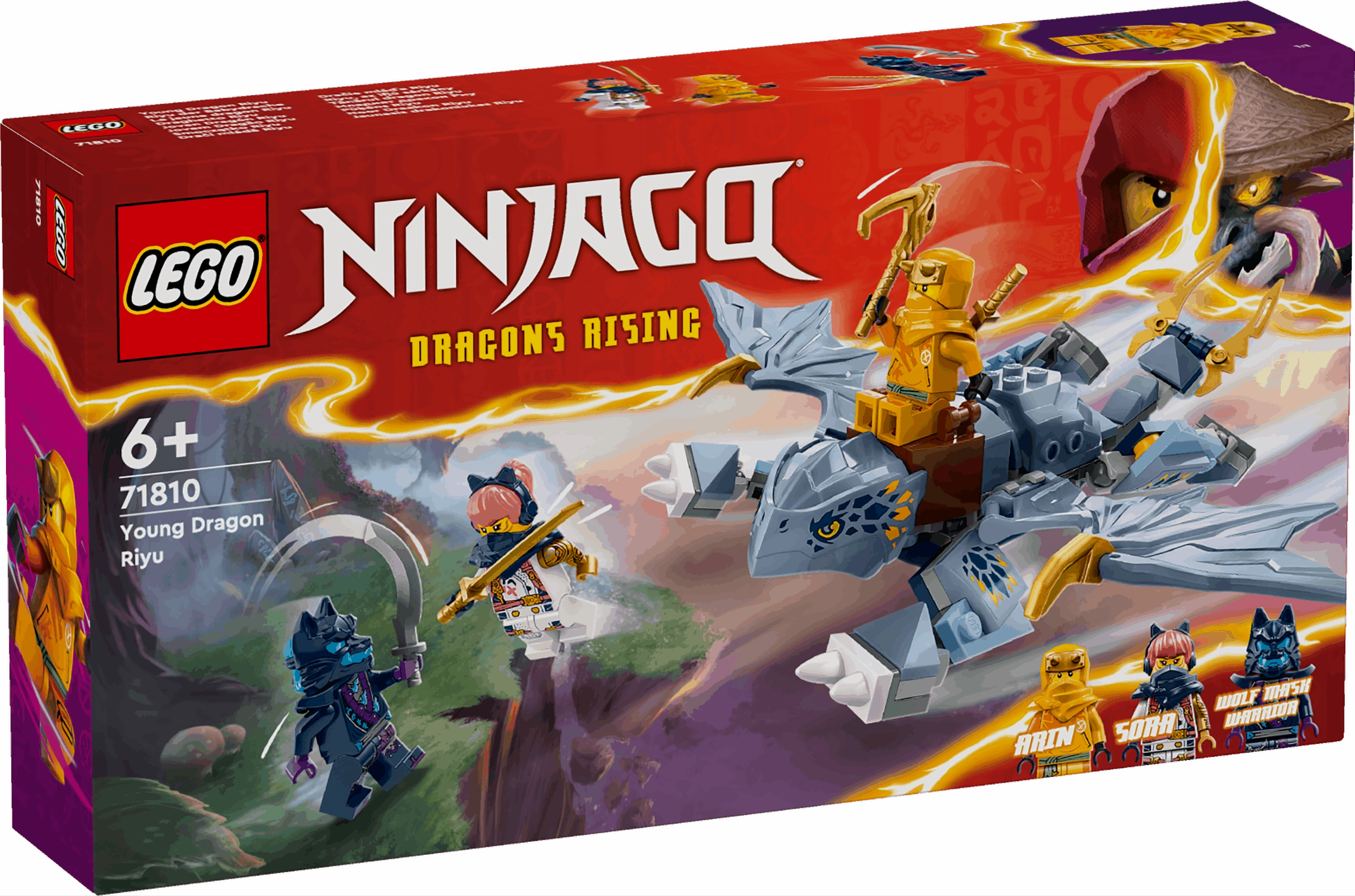 Lego Ninjago 71810 Young Dragon Riyu Buildable Playset for Ages 6 & Up