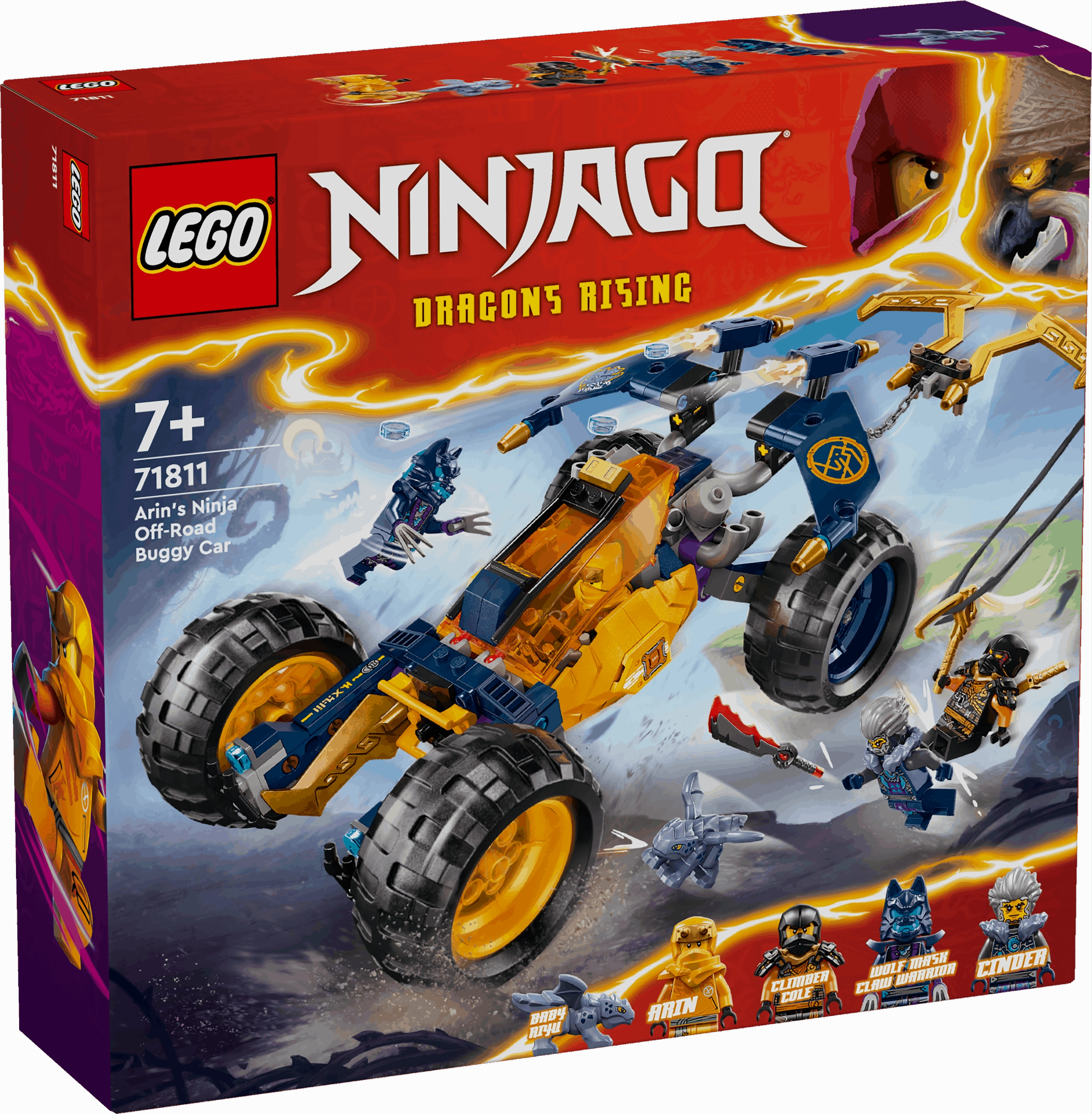 Lego Ninjago 71811 Arin's Ninja Off-Road Buggy Car for Ages 7 and Up