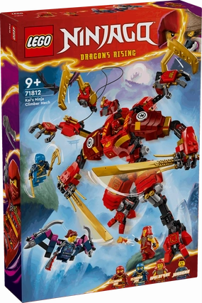 Lego Ninjago 71812 Kai's Ninja Climber Mech Playset for Ages 9 and Up