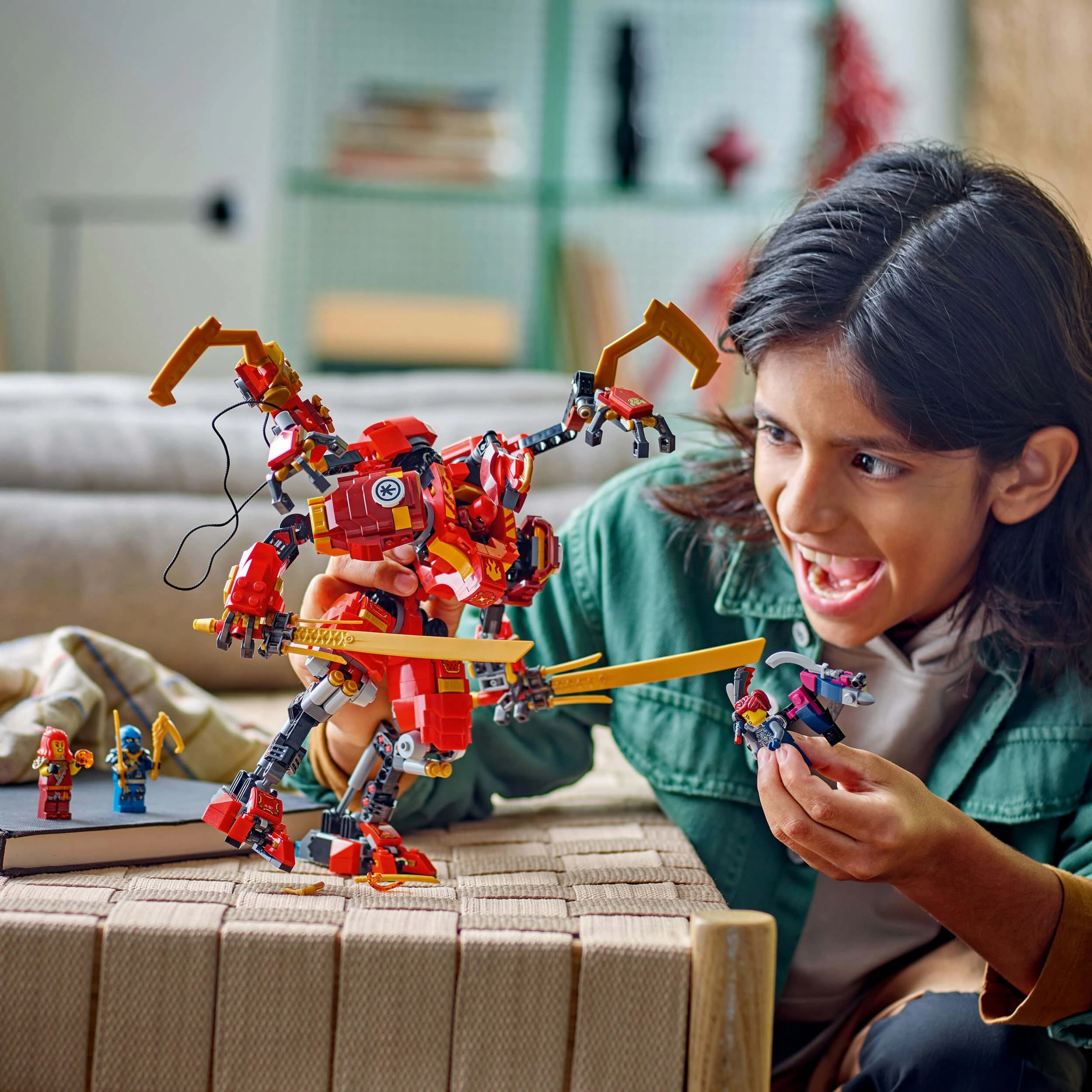 Lego Ninjago 71812 Kai's Ninja Climber Mech Playset for Ages 9 and Up
