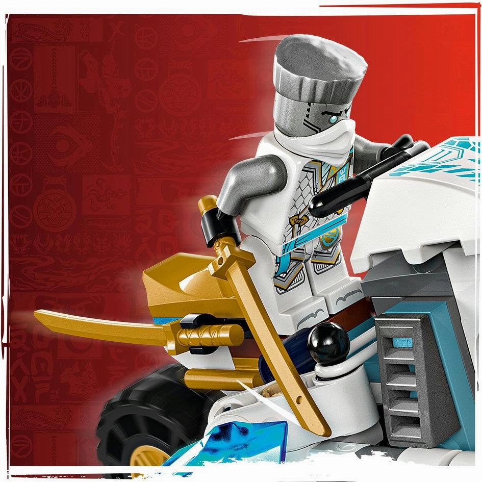 Lego Ninjago 71816 Zane's Ice Motorcycle Toy Playset for Ages 7 and Up