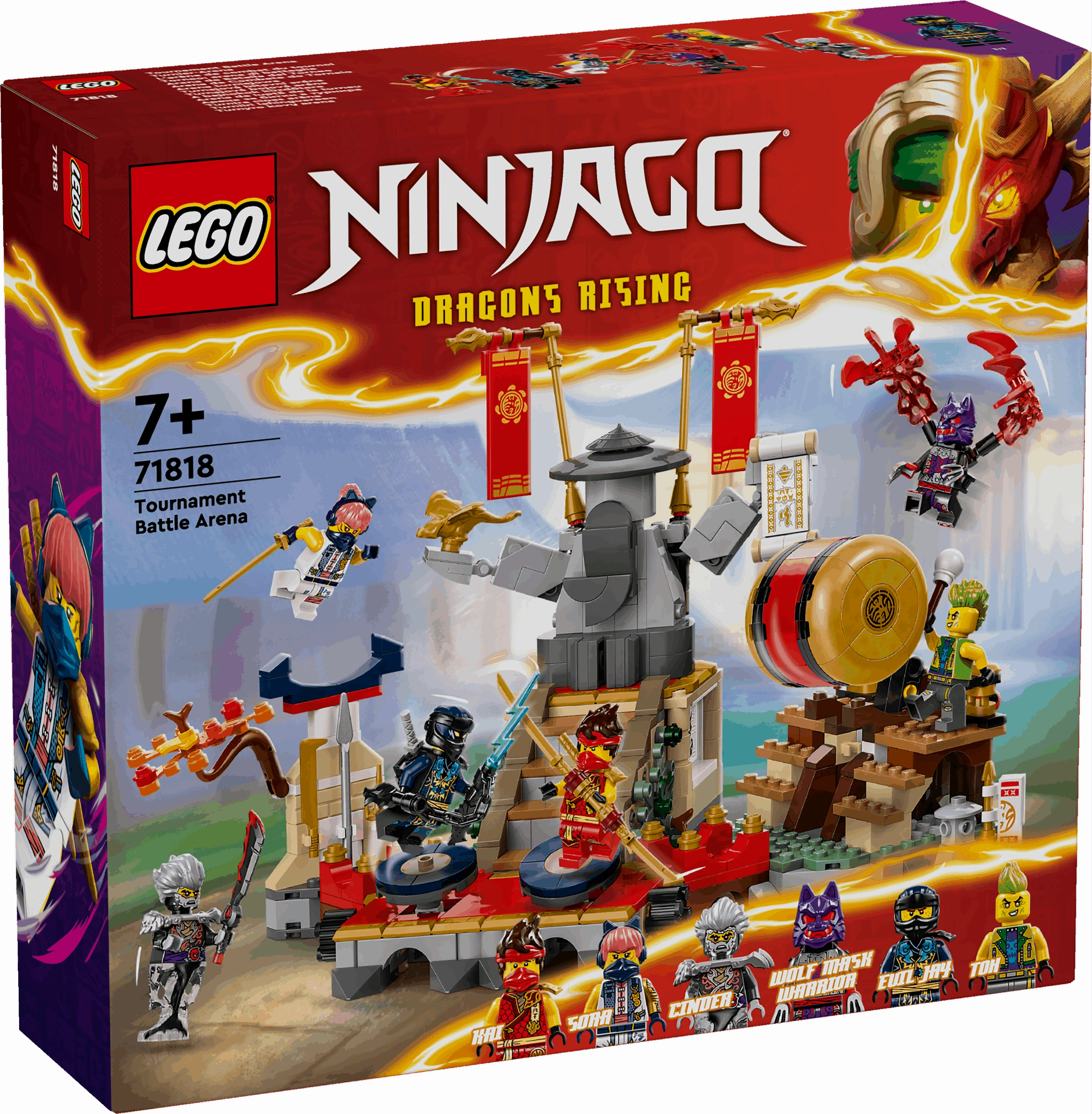 Lego Ninjago 71818 Tournament Battle Arena Playset for Ages 7 and Up