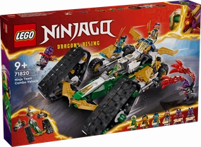 Lego Ninjago 71820 Ninja Team Combo Vehicle 4 in 1 Playset for Ages 9 