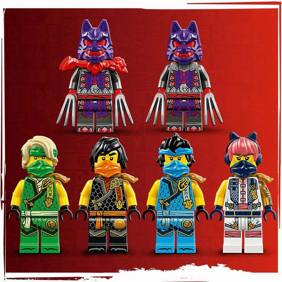 Lego Ninjago 71820 Ninja Team Combo Vehicle 4 in 1 Playset for Ages 9 