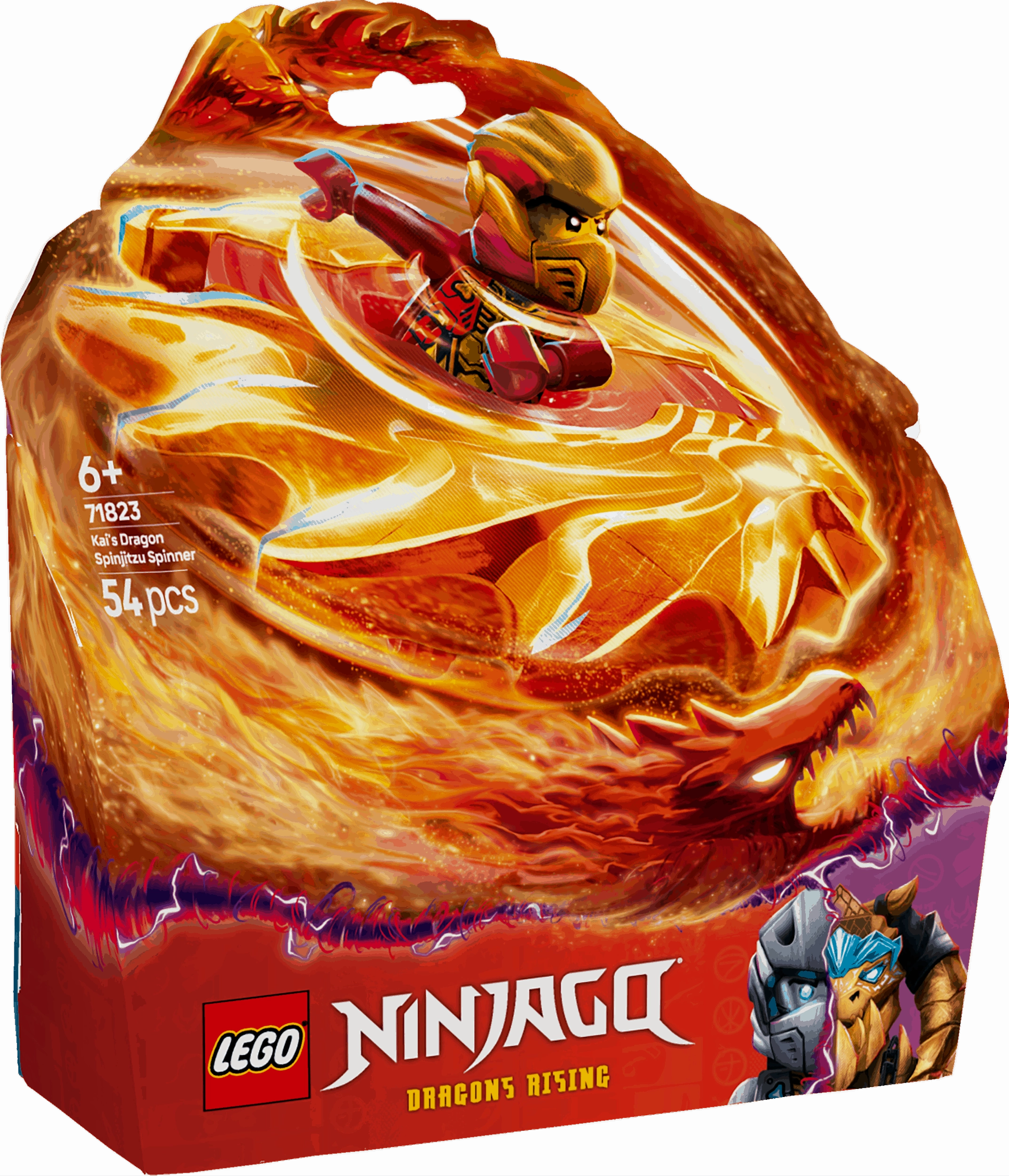Lego Ninjago 71823 Kai's Dragon Spinjitzu Spinner Playset for Ages 6 