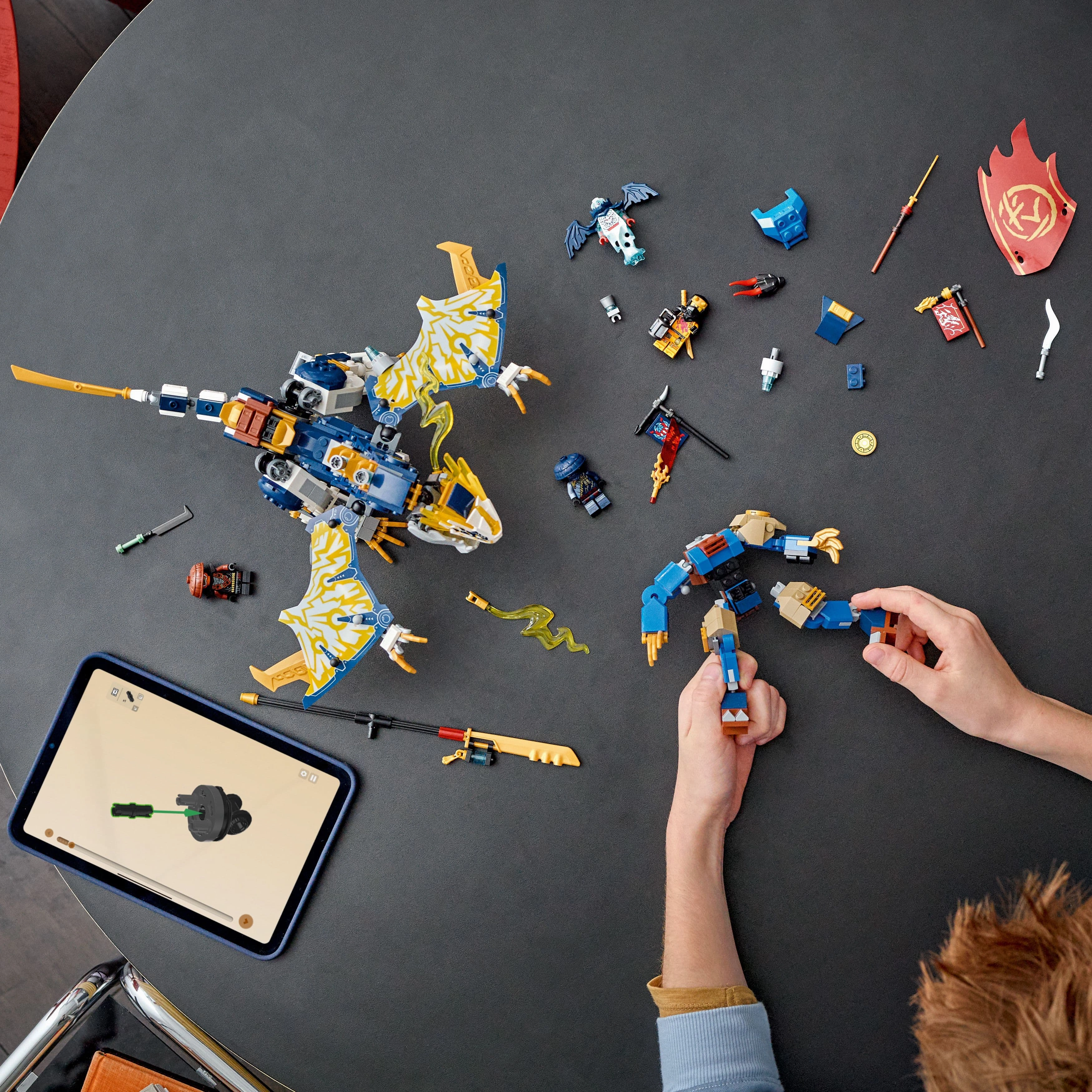 Lego Ninjago 71843 Rogue's Mech Dragon Rider Playset for Ages 8 and Up