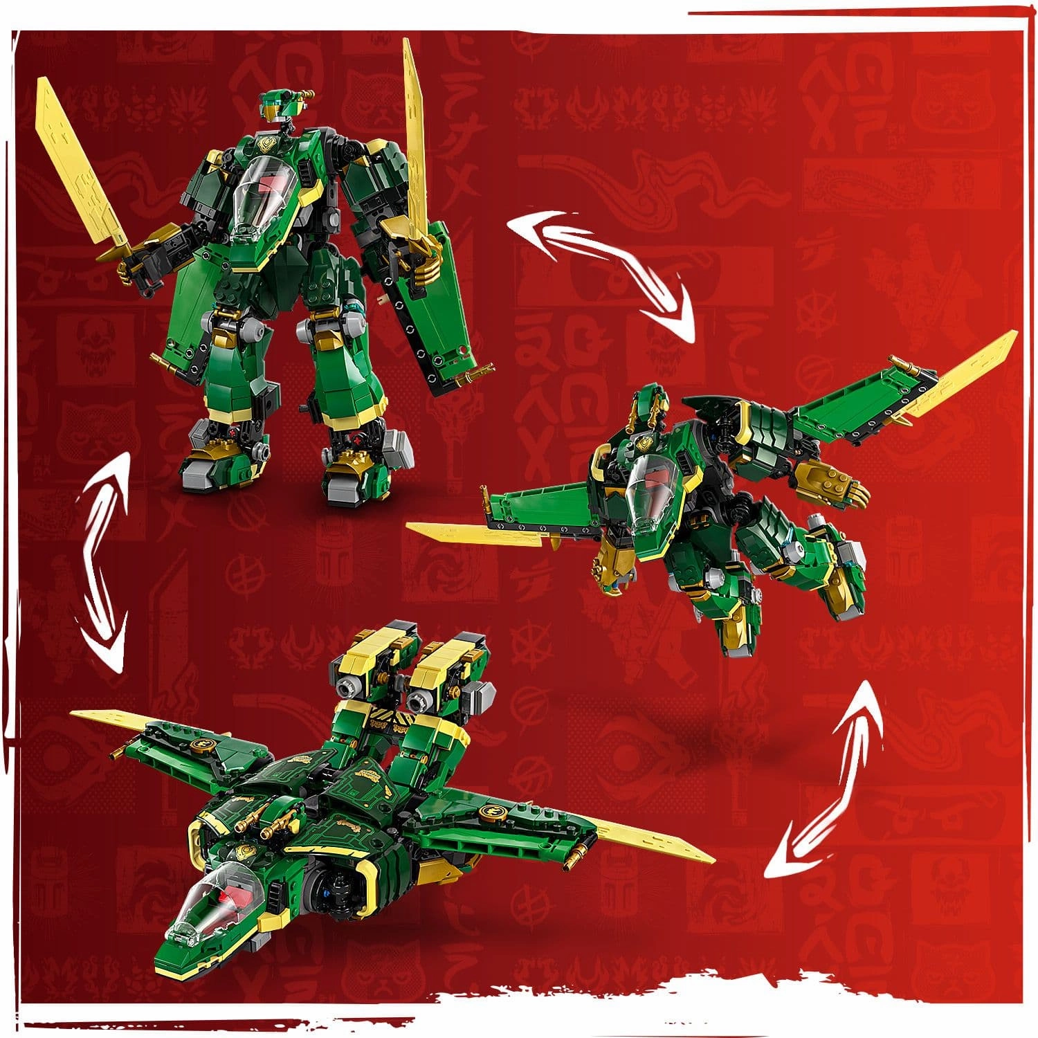 Lego Ninjago 71845 Lloyds Jet Mech Buildable Playset for Age 9 and Up