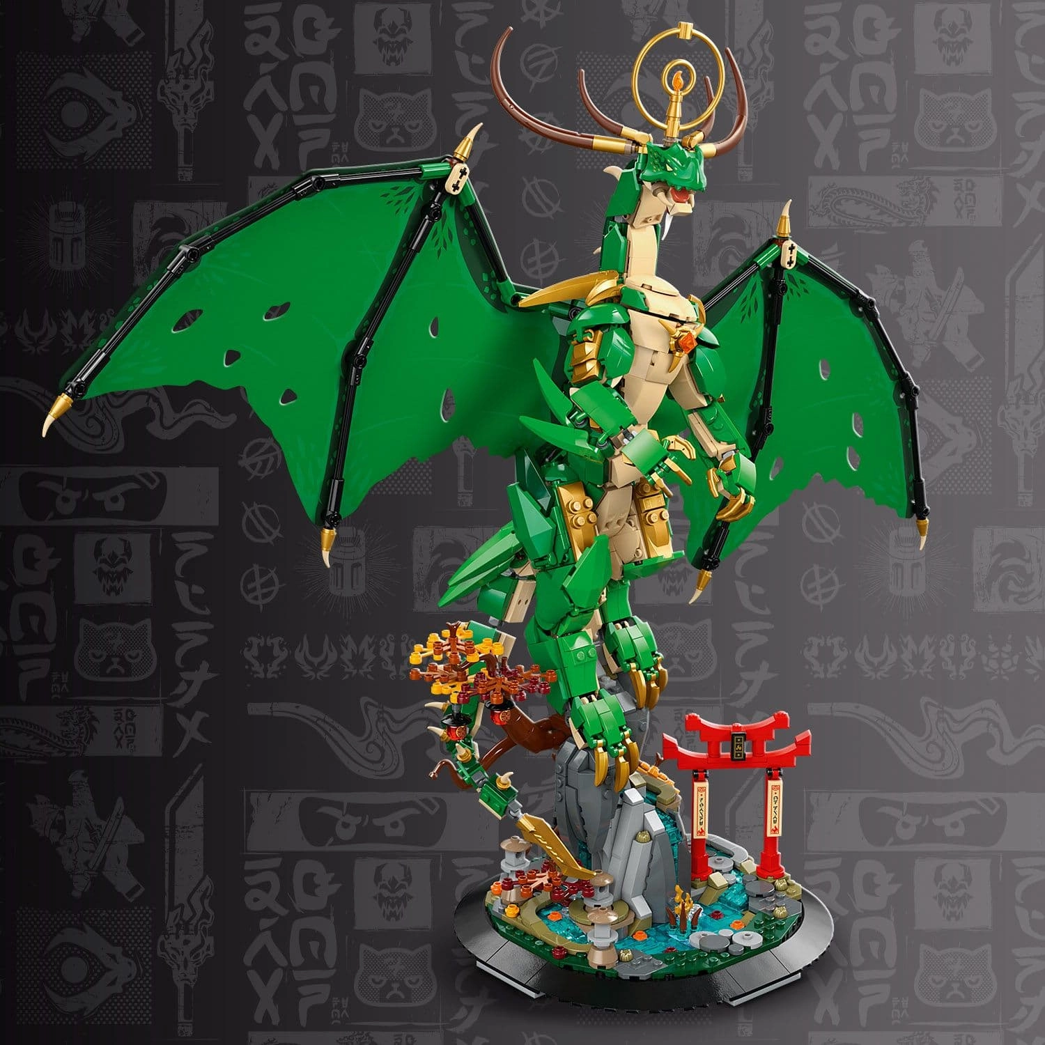 Lego Ninjago Legends 71847 The Guardian Dragon for Teens Ages 14 & Up