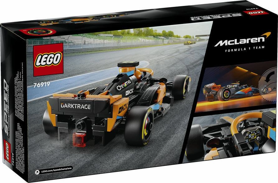 Lego Speed Champions 76919 2023 McLaren Formula 1 Race Car for Ages 9 