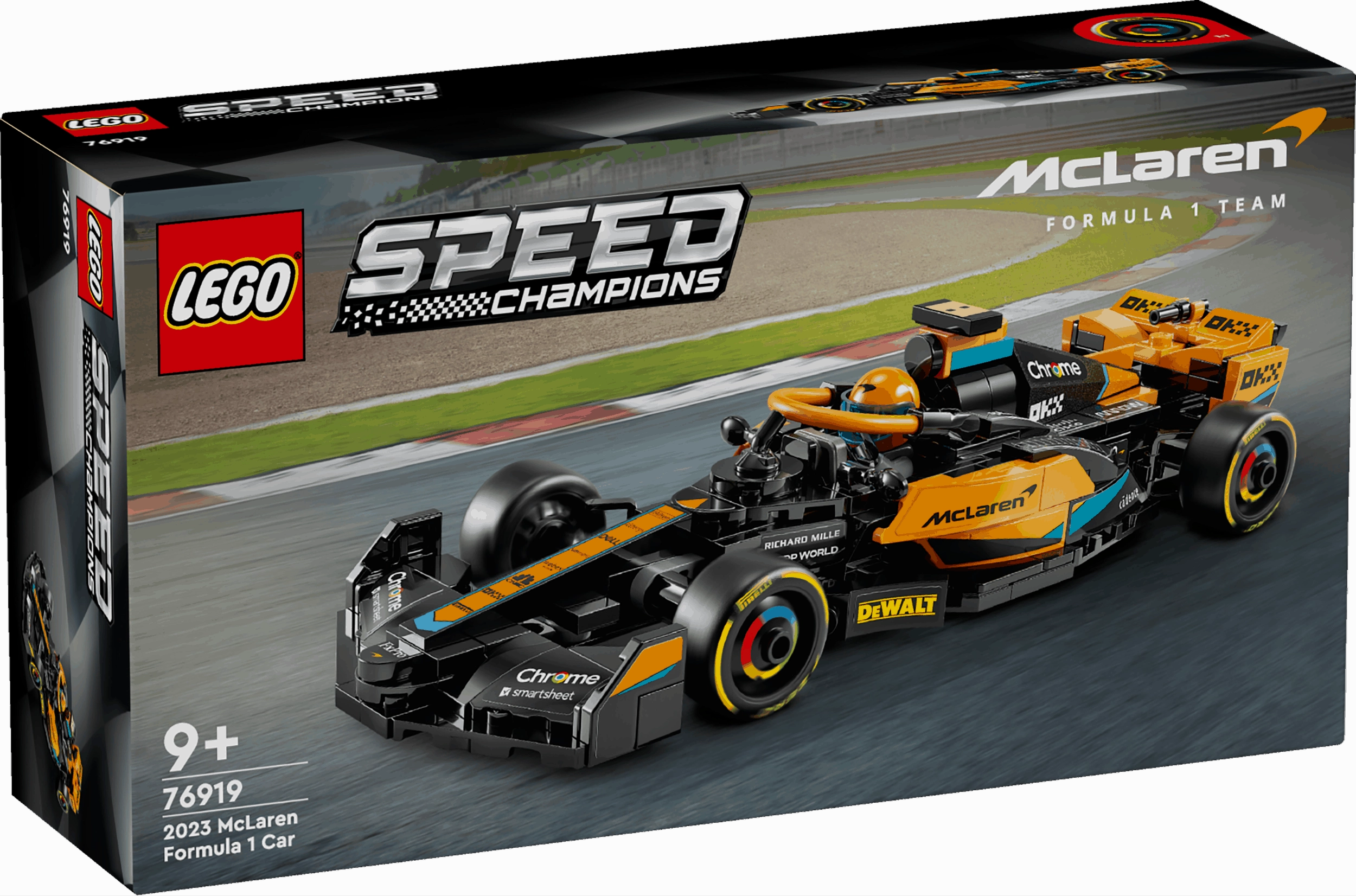 Lego Speed Champions 76919 2023 McLaren Formula 1 Race Car for Ages 9 
