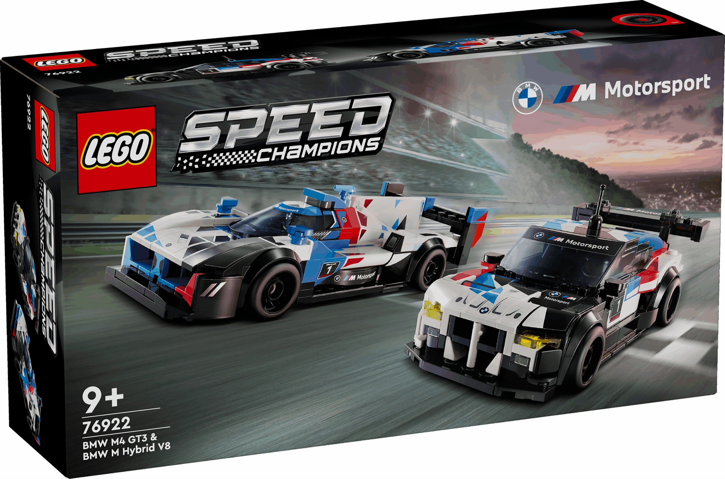 Lego Speed Champions 76922 BMW M4 GT3 & BMW M Hybrid V8 for Ages 9 