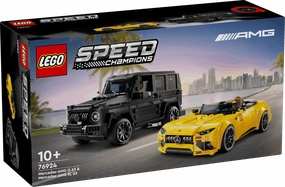 Lego Speed Champions 76924 Mercedes-AMG G 63 & Mercedes SL 63 Ages 10 